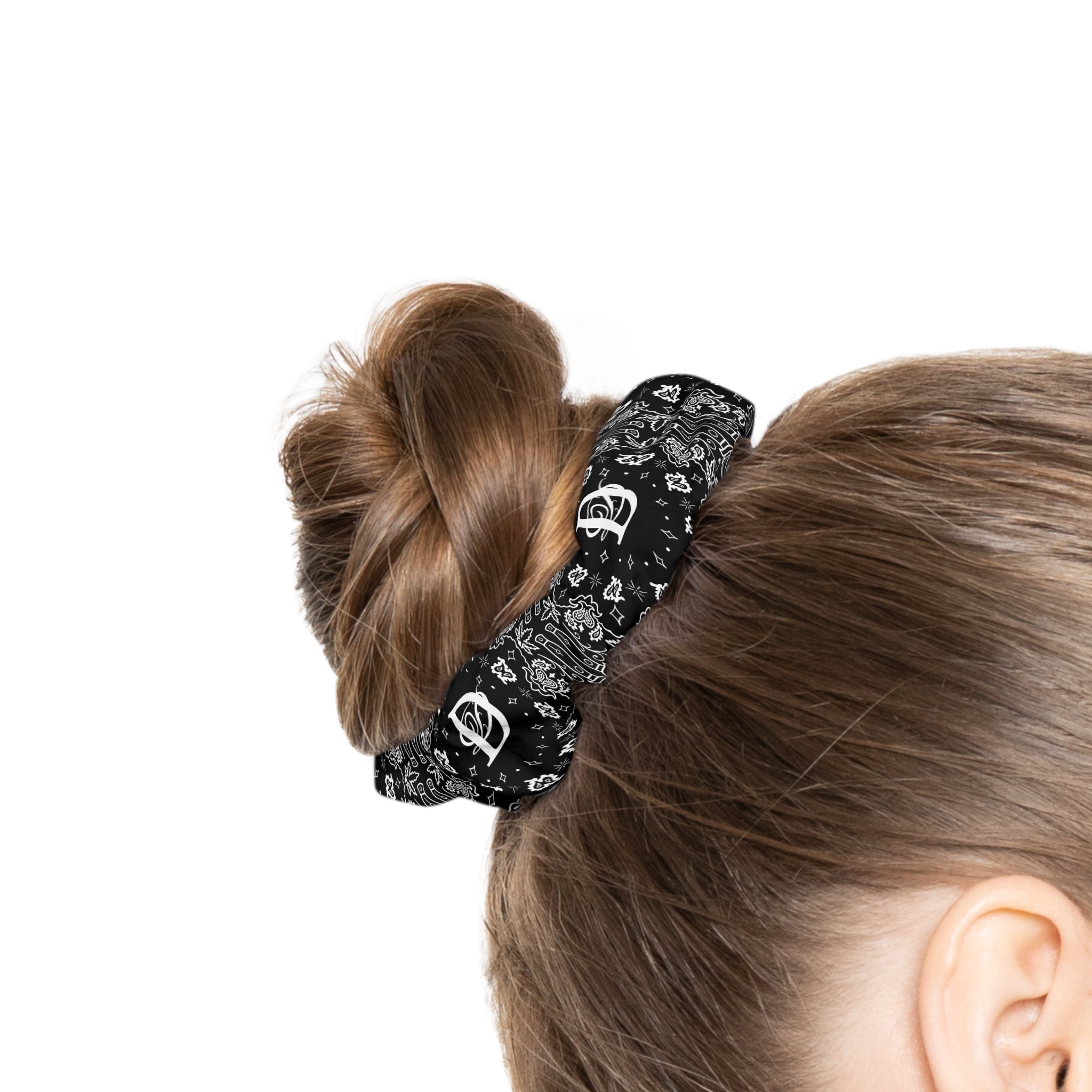 DD Custom Bandana Print Scrunchie AOP