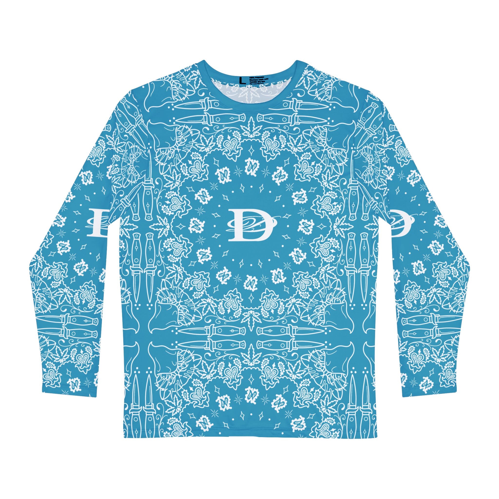 DD Custom Bandana Print Longsleeve T-Shirt AOP
