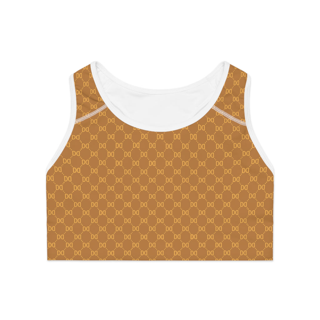 DD Monogram Pattern Sports Bra