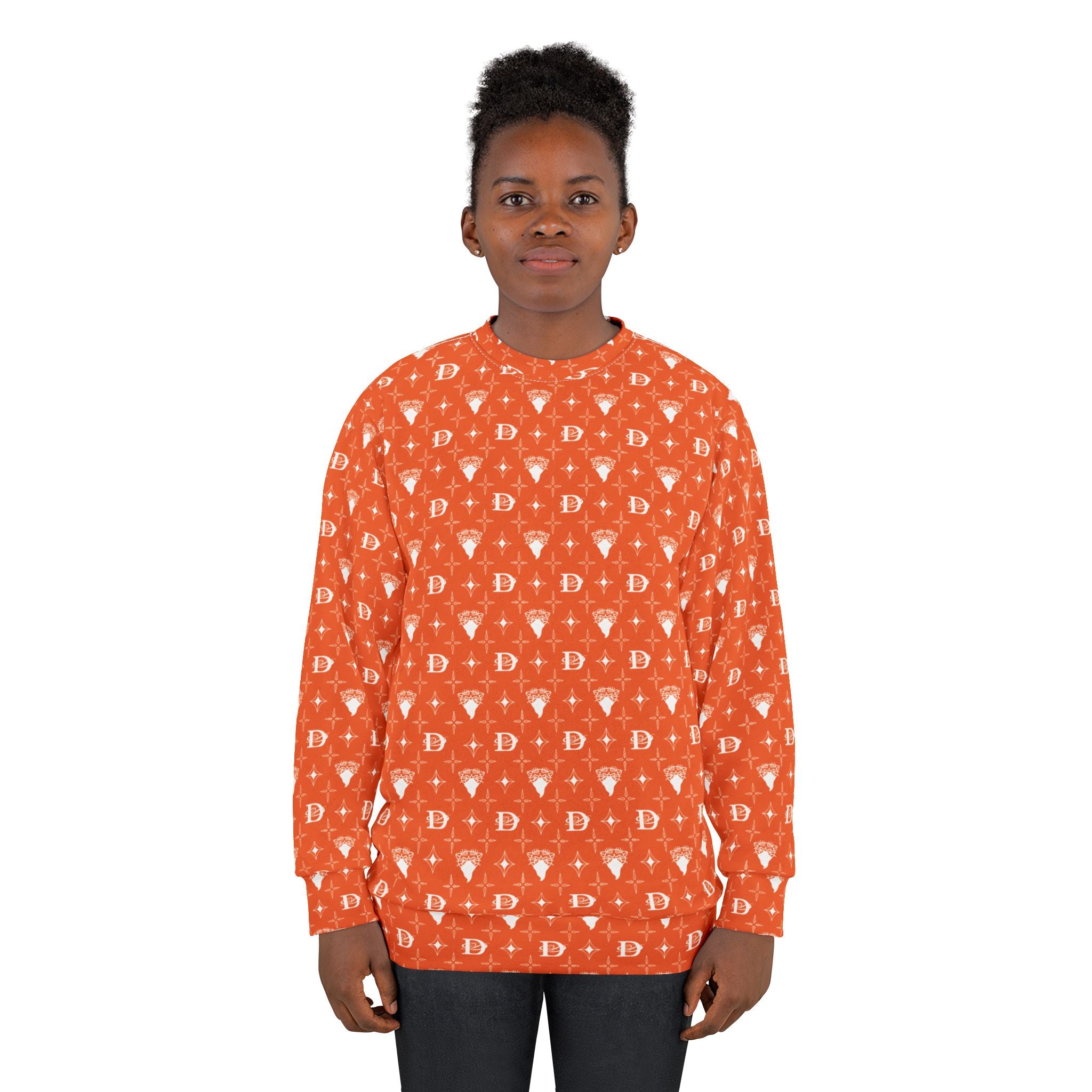 Bandito Panther Custom Monogram Print Unisex Sweatshirt AOP