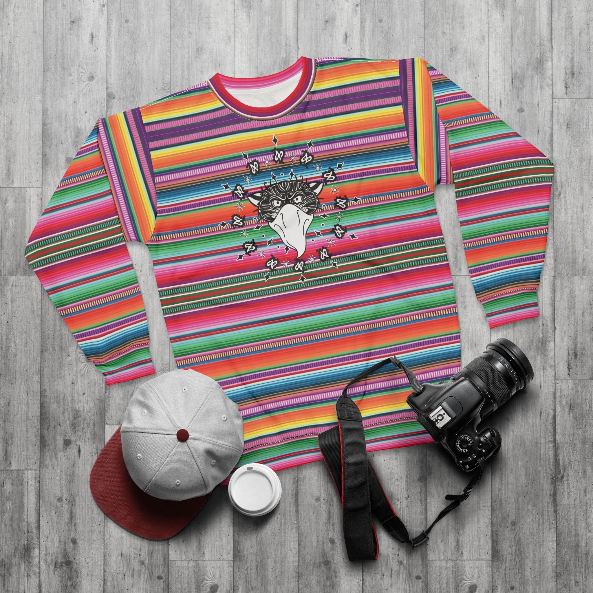 Bandito Panther Paisley Print Unisex Sweatshirt AOP