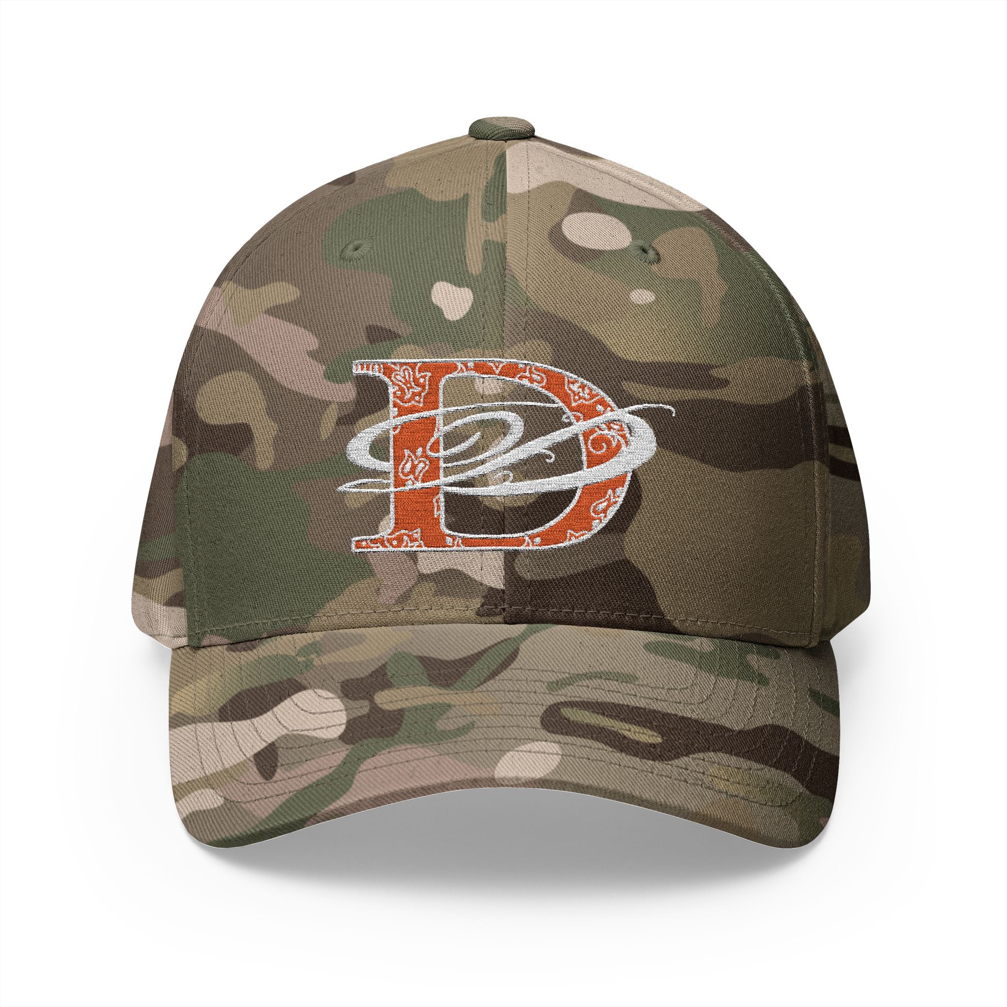 DD Bandana Logo Embroidered Closed Back Stretch Fit Cap