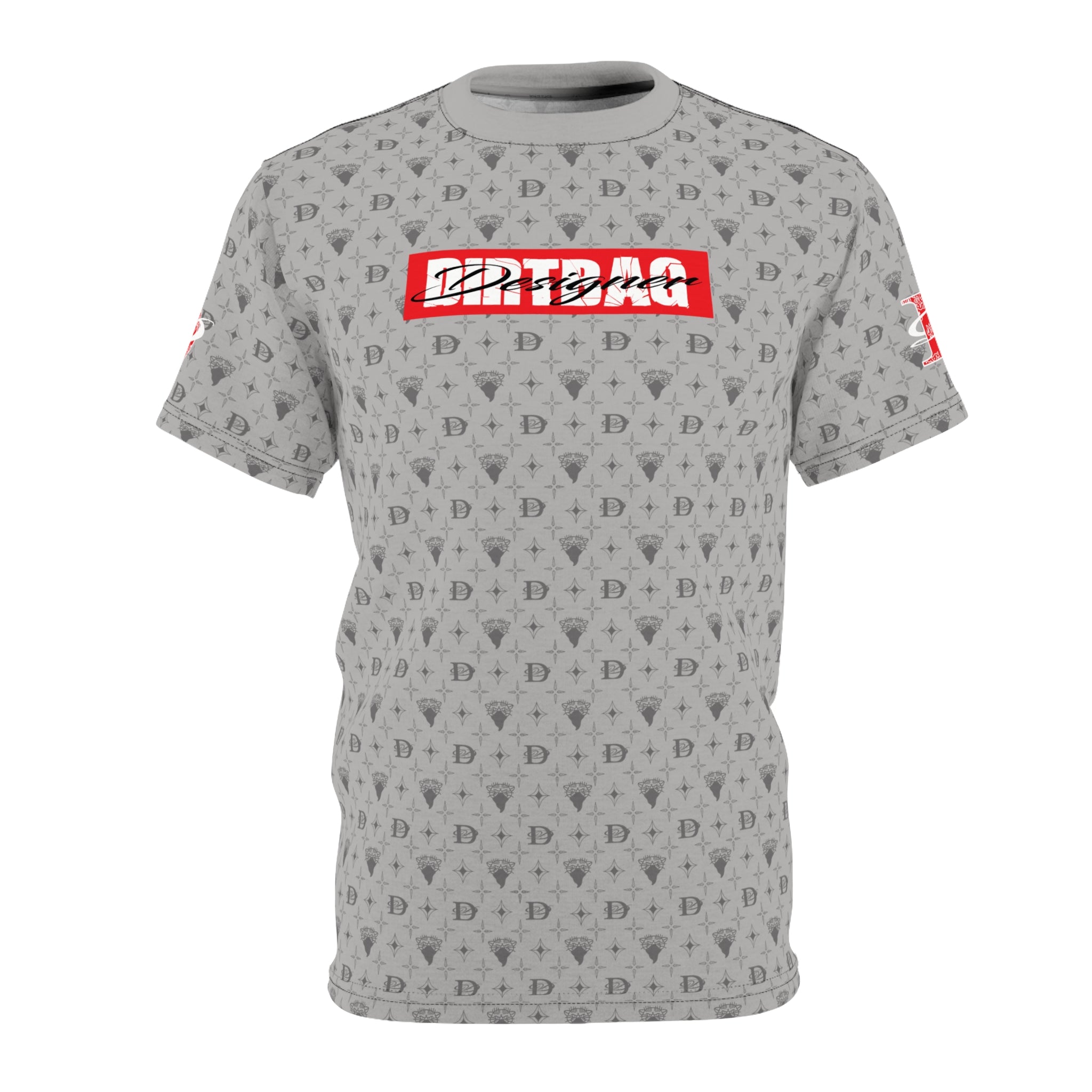 Bandito Panther Custom Monogram Print w/ Box Logo Unisex T-Shirt AOP