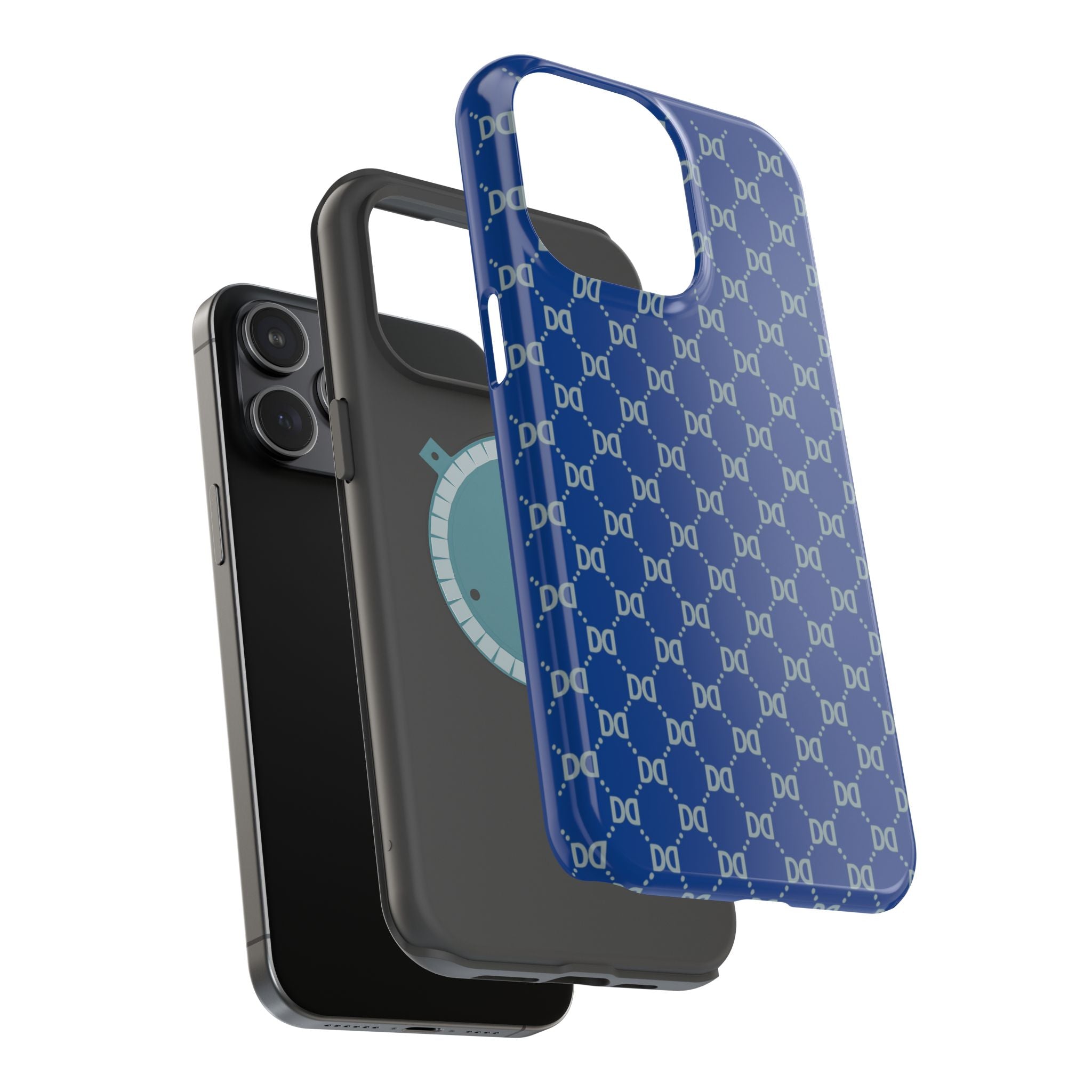 DD Monogram Pattern Magnetic Phone Case