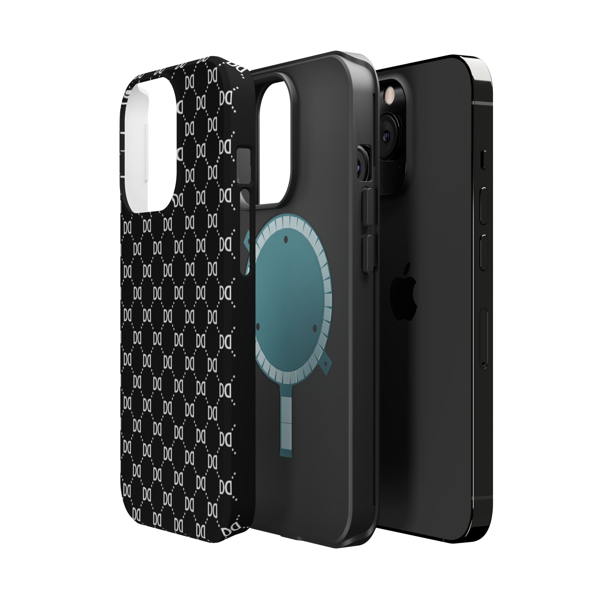 DD Monogram Pattern Magnetic Phone Case