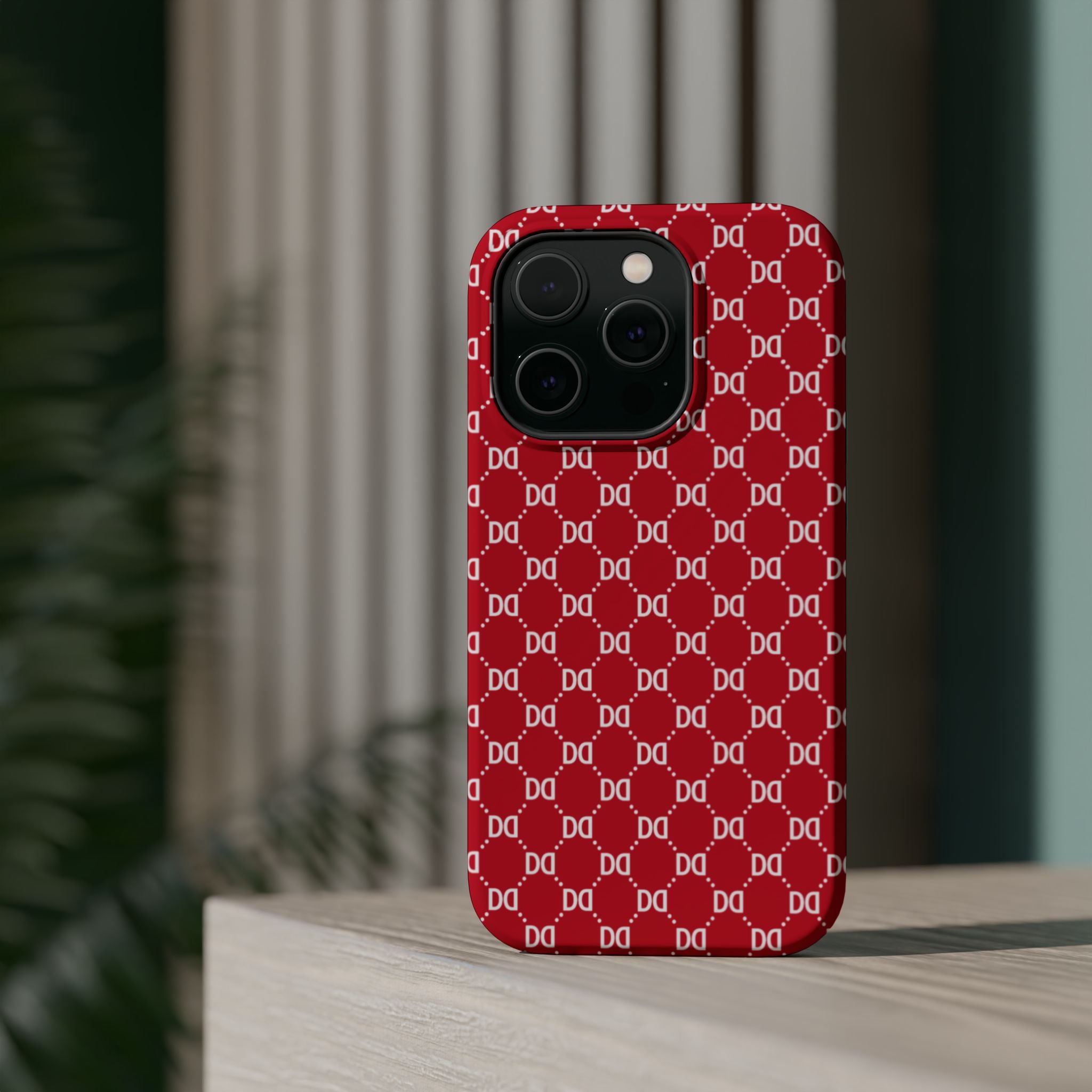 DD Monogram Pattern Magnetic Phone Case