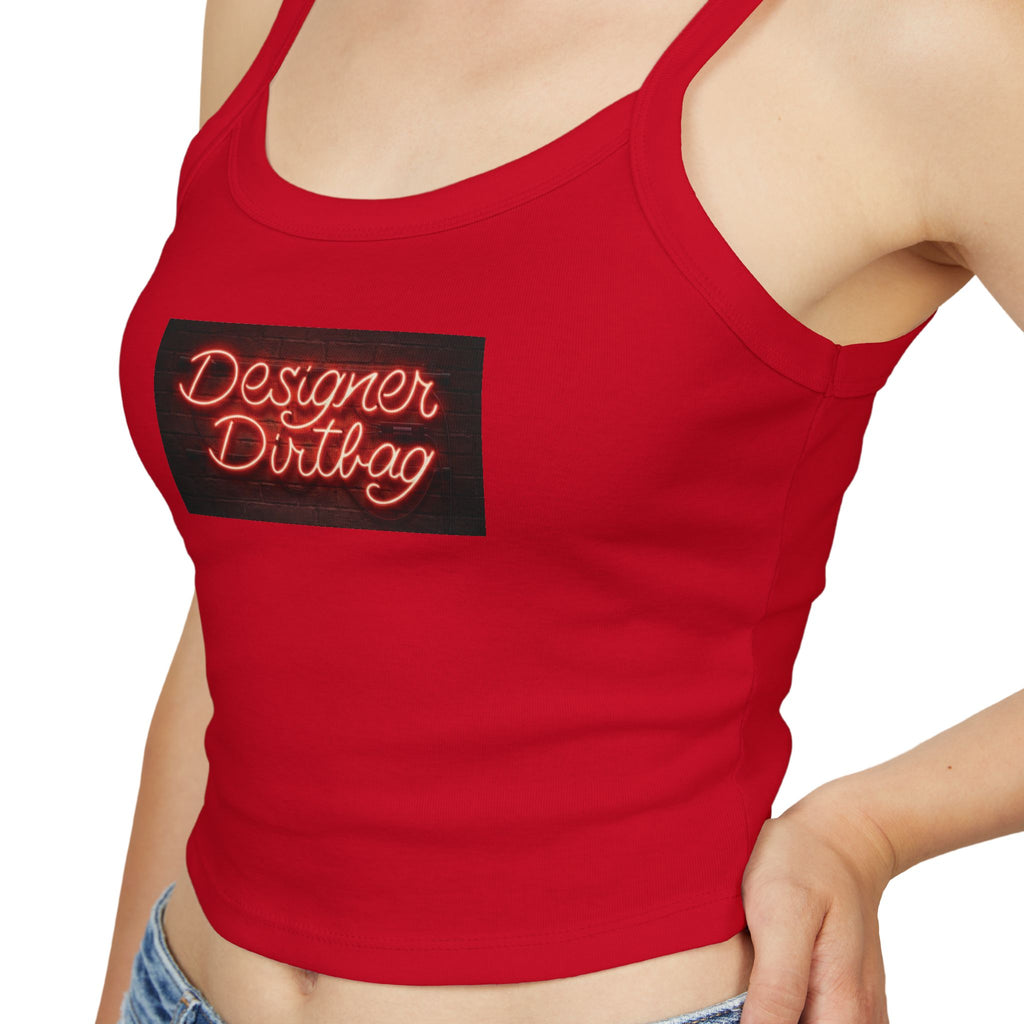 Neon Sign Graphic Spaghetti Strap Woman's Tank Top