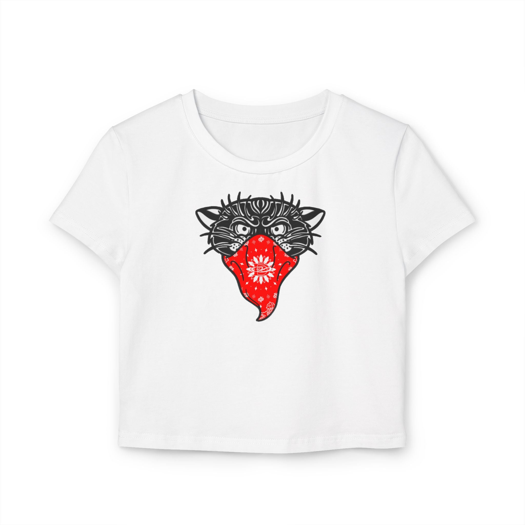 Bandito Panther Baby Tee Crop Top