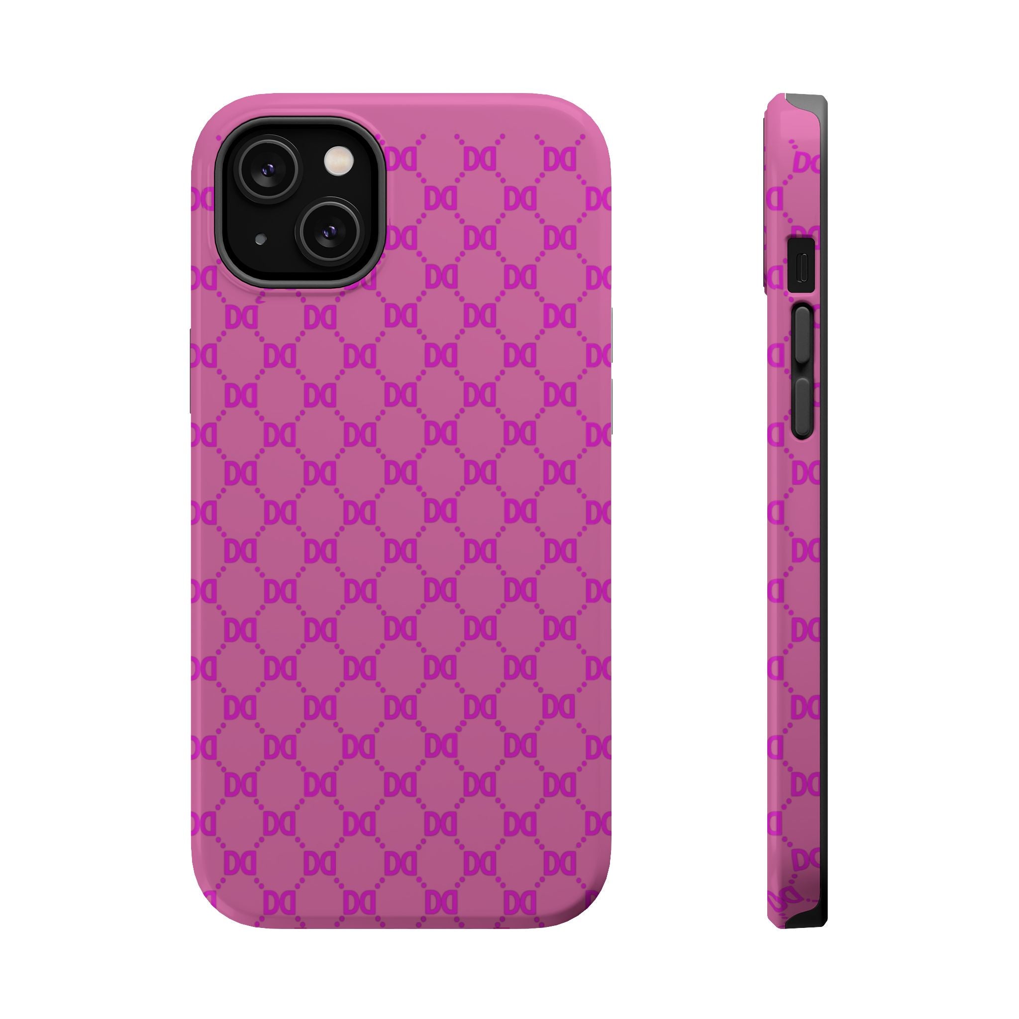 DD Monogram Pattern Magnetic Phone Case