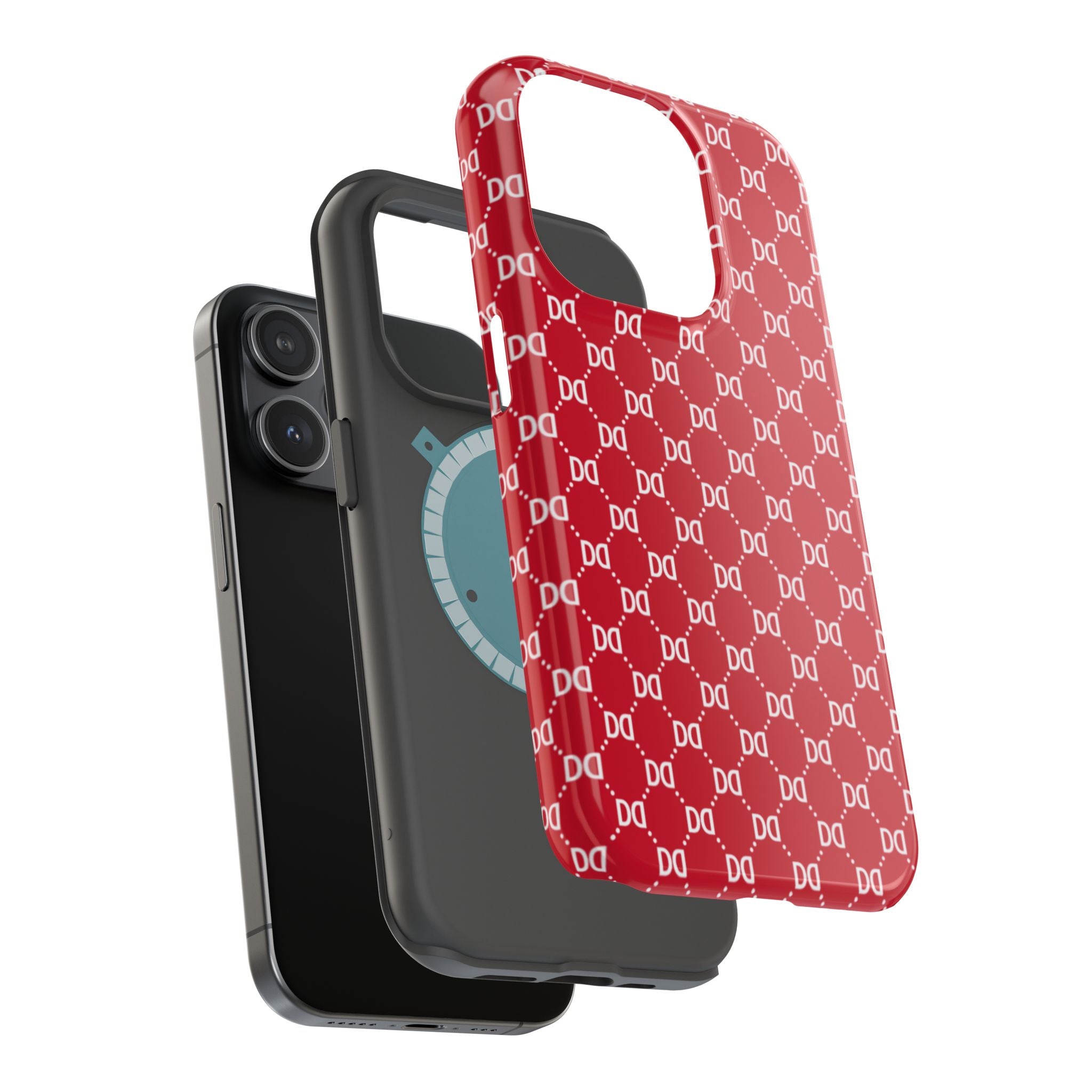 DD Monogram Pattern Magnetic Phone Case