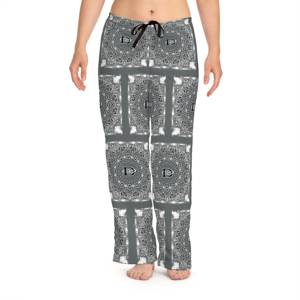 DD Custom Bandana Print Women's Pajama Pants AOP