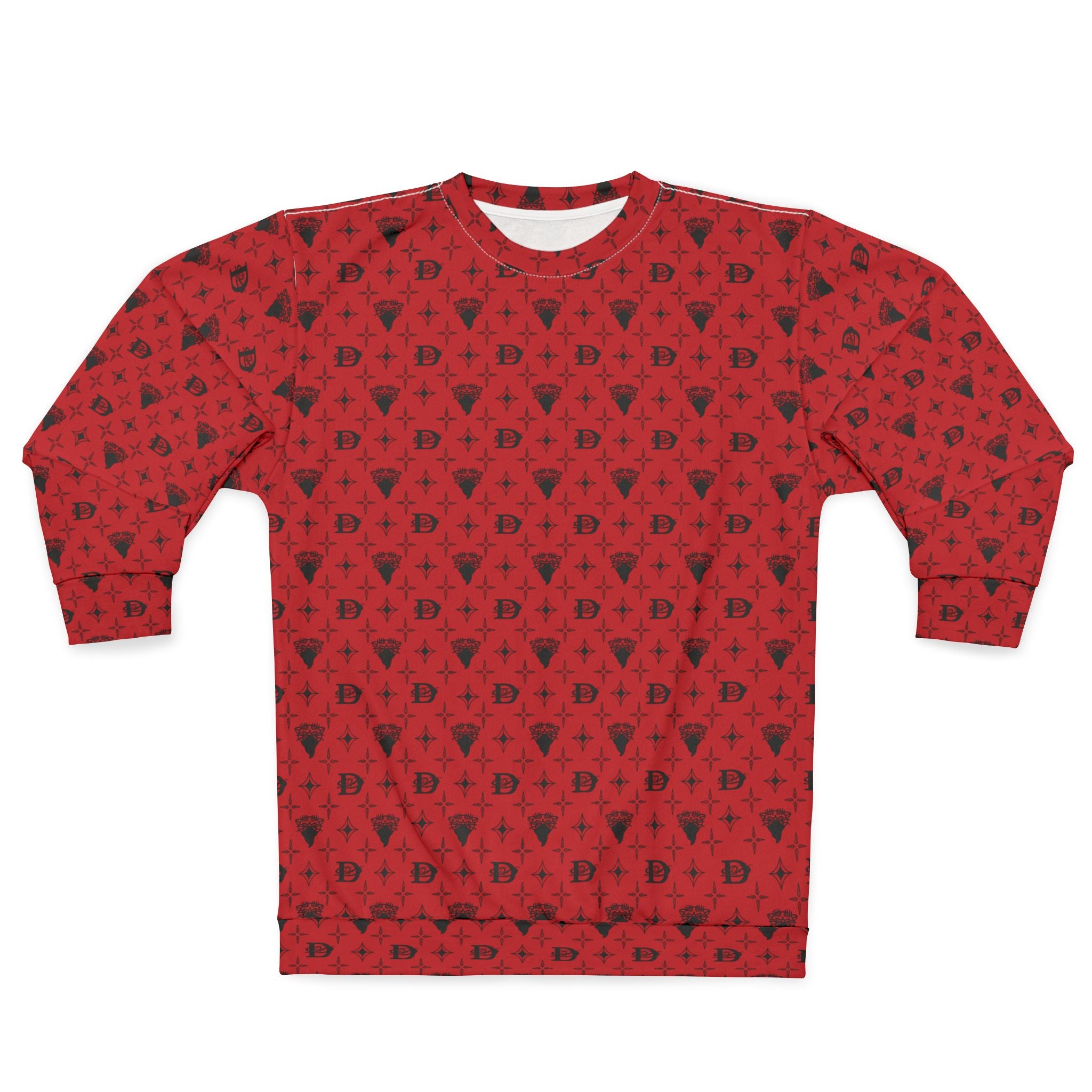 Bandito Panther Custom Monogram Print Unisex Sweatshirt AOP