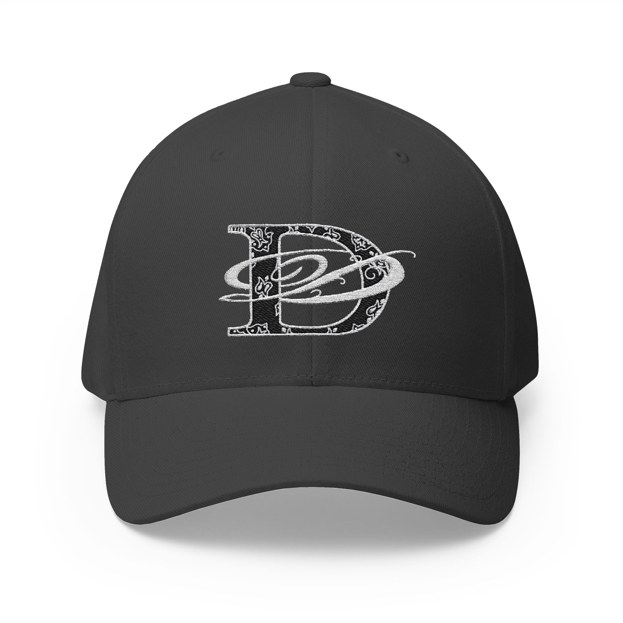 DD Bandana Logo Embroidered Closed Back Stretch Fit Cap