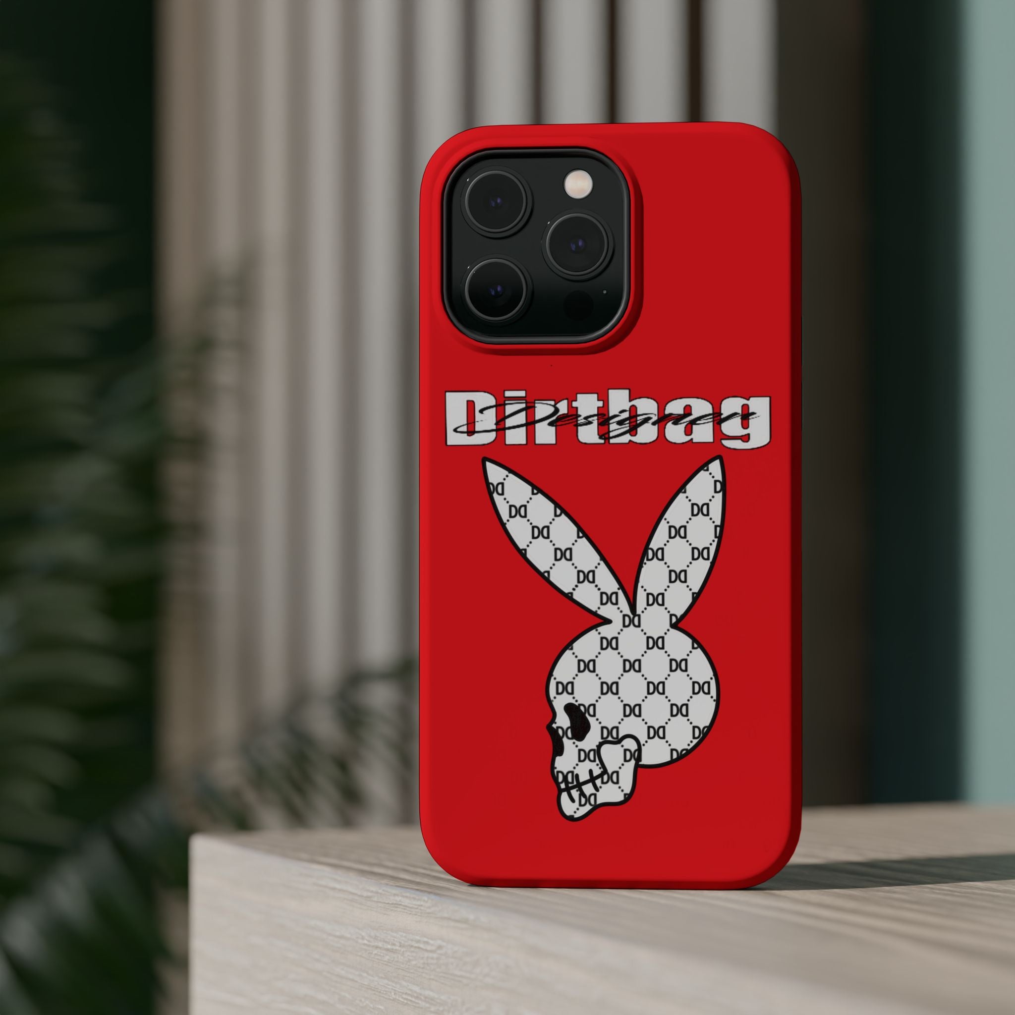 DD Monogram Bunny Skull Magnetic Phone Case