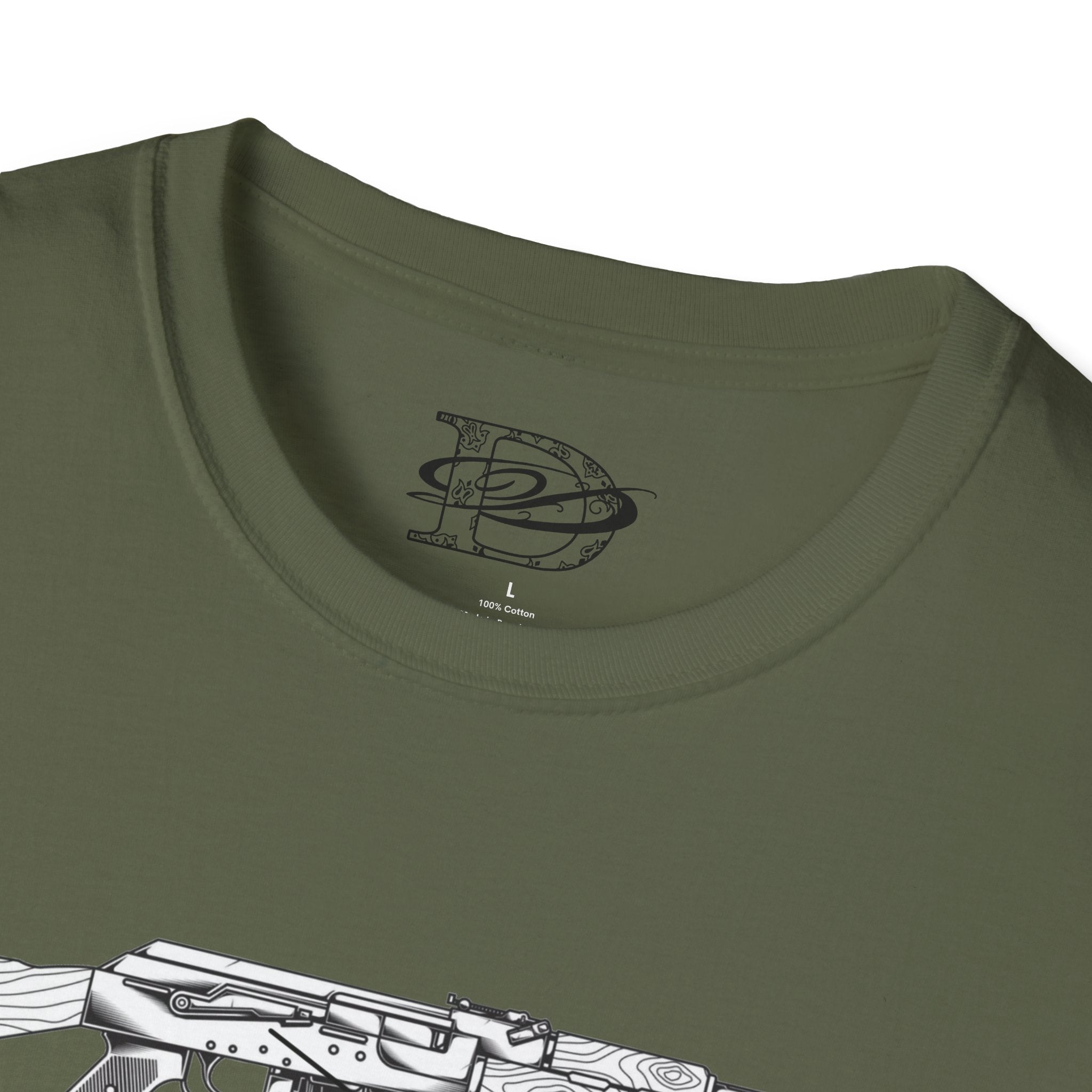 "Safety First" AK-47 Unisex Softstyle T-Shirt