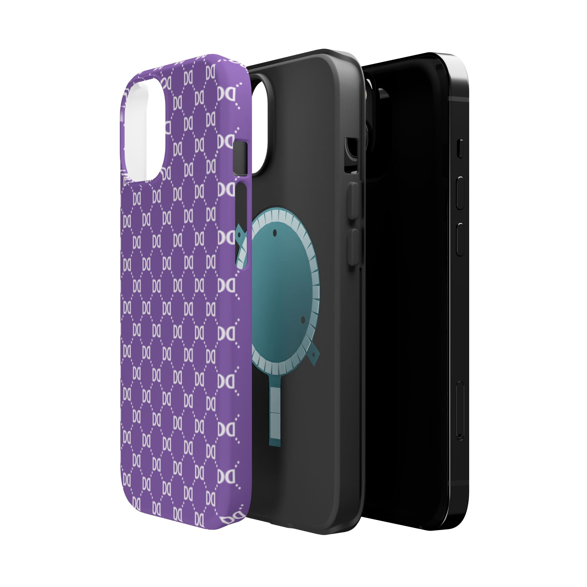 DD Monogram Pattern Magnetic Phone Case