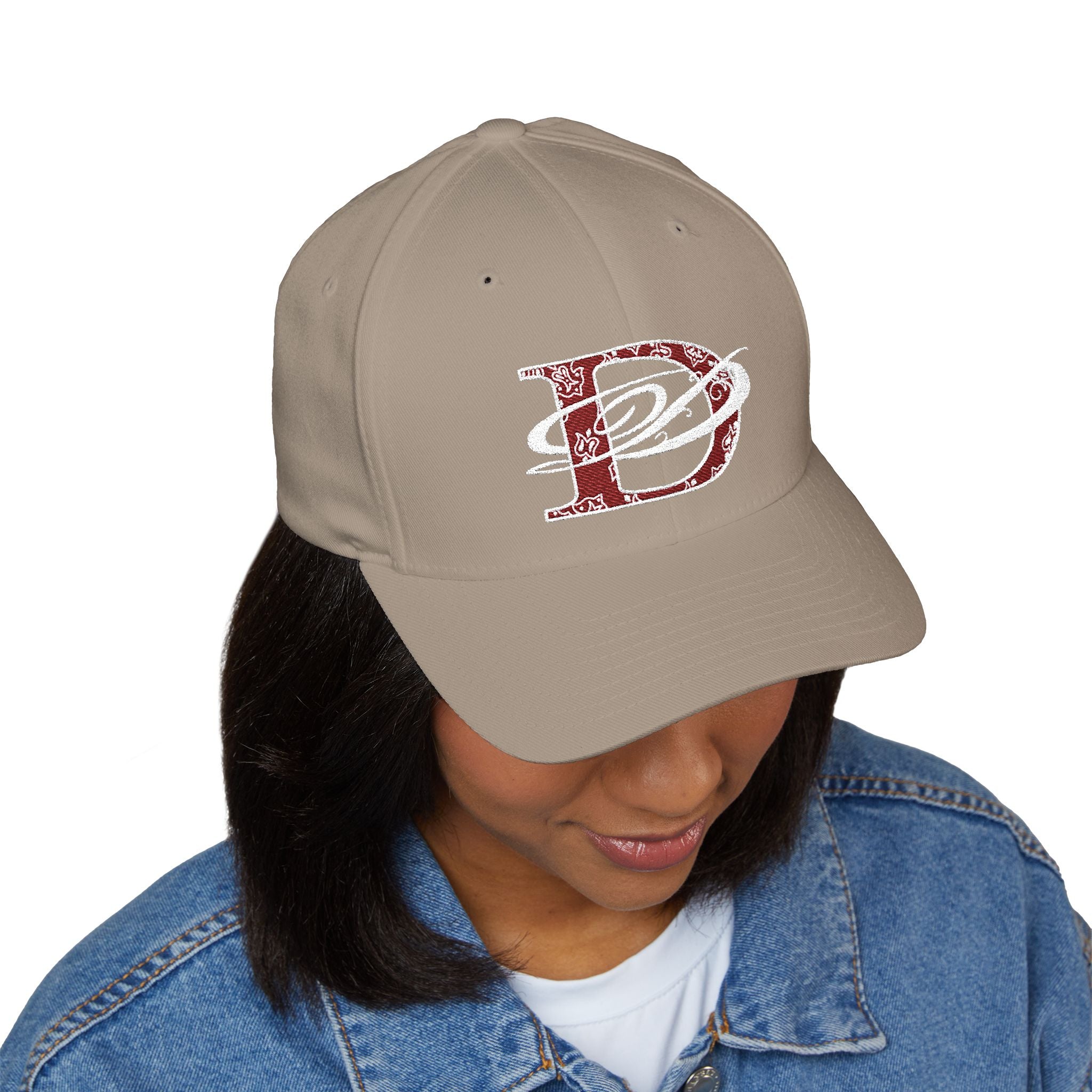 DD Bandana Logo Embroidered Closed Back Stretch Fit Cap