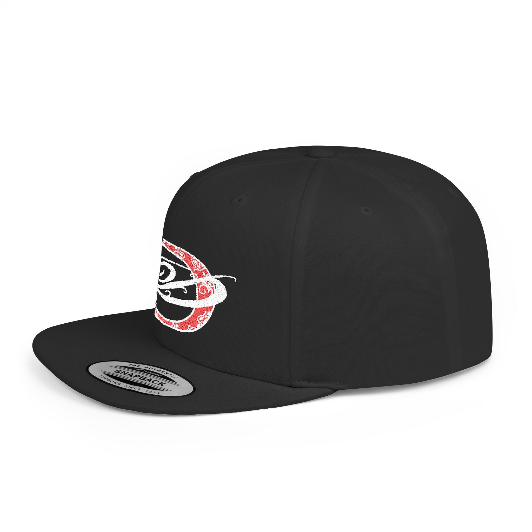 DD Bandana Logo Embroidered Flat Bill Snapback Cap
