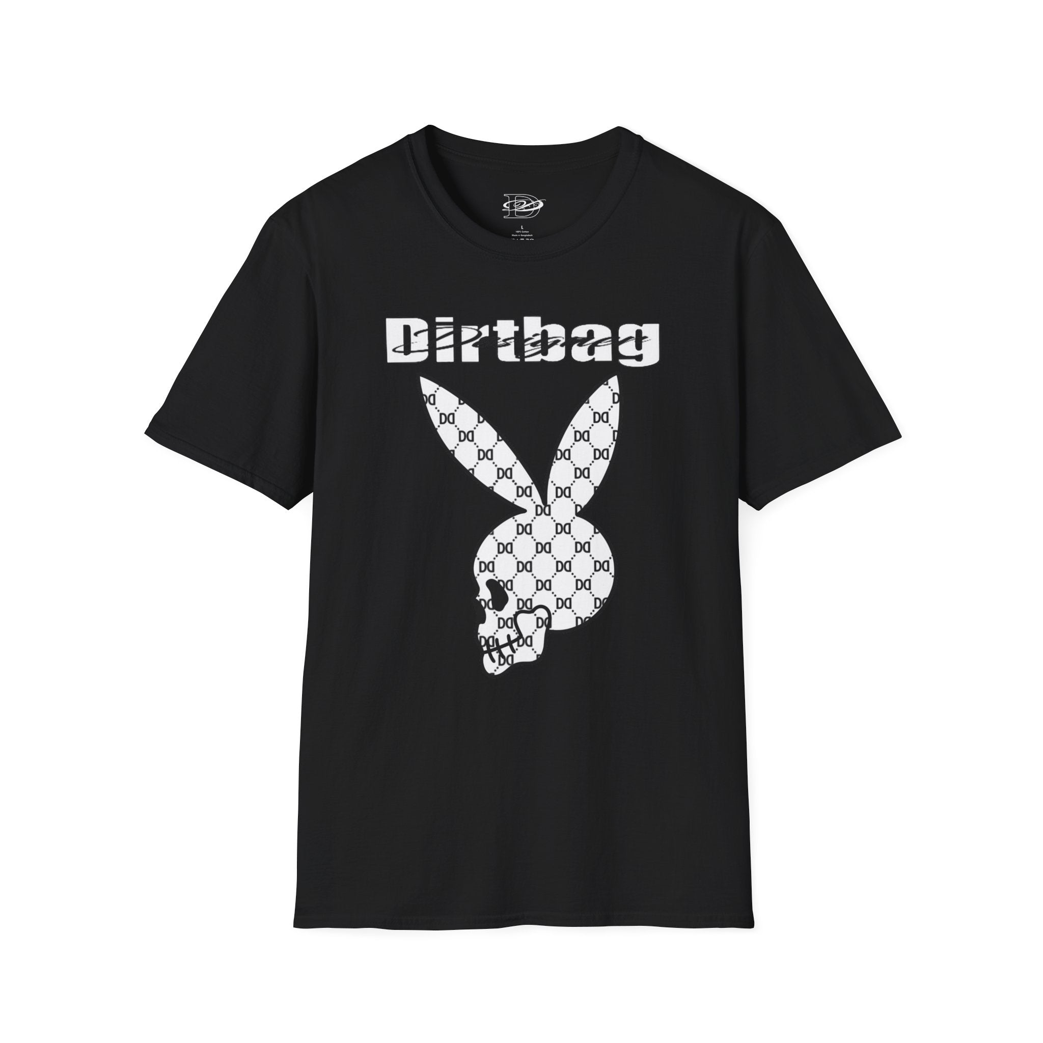DD Monogram Bunny Skull Unisex Softstyle T-Shirt