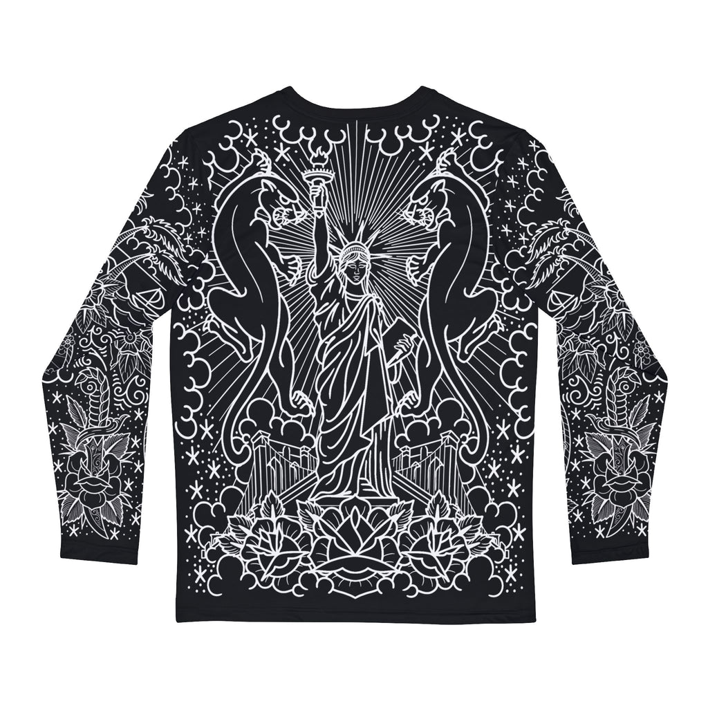 Traditional American Tattoo Body Suit Unisex Longsleeve T-Shirt AOP