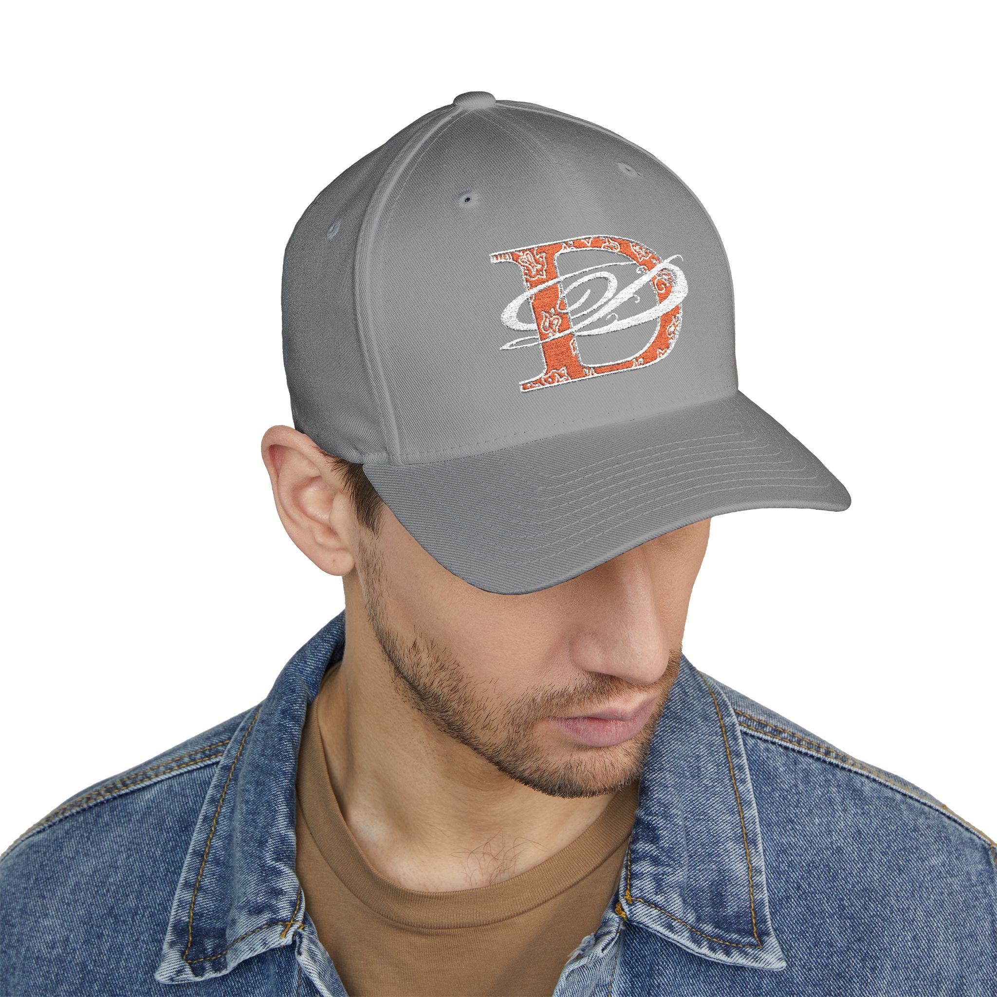 DD Bandana Logo Embroidered Closed Back Stretch Fit Cap