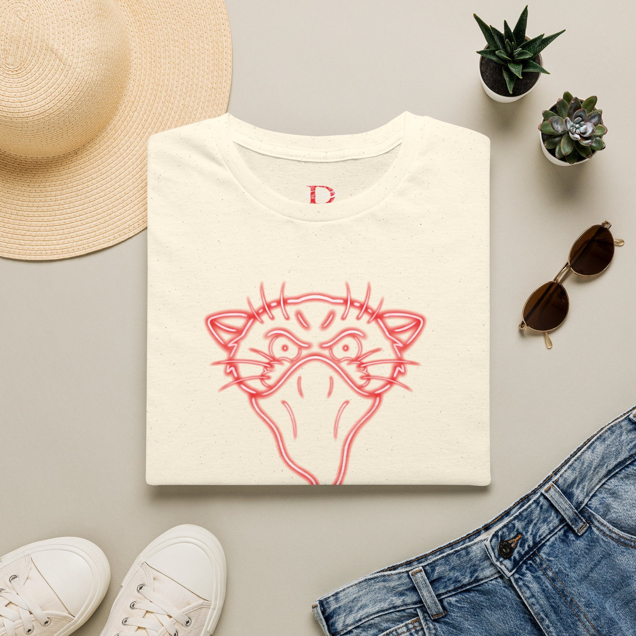 Neon Bandito Panther Softstyle Unisex T-Shirt