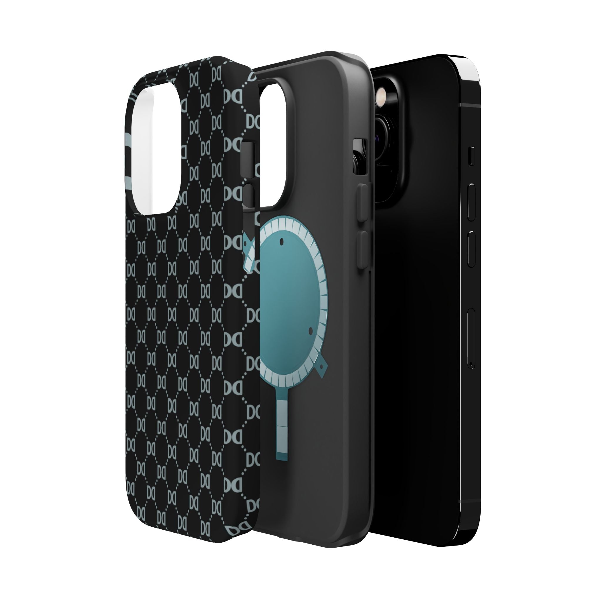 DD Monogram Pattern Magnetic Phone Case