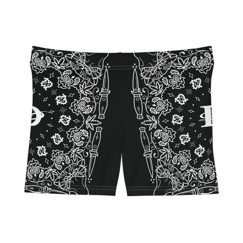 Custom Bandana Print Women's Shorts AOP