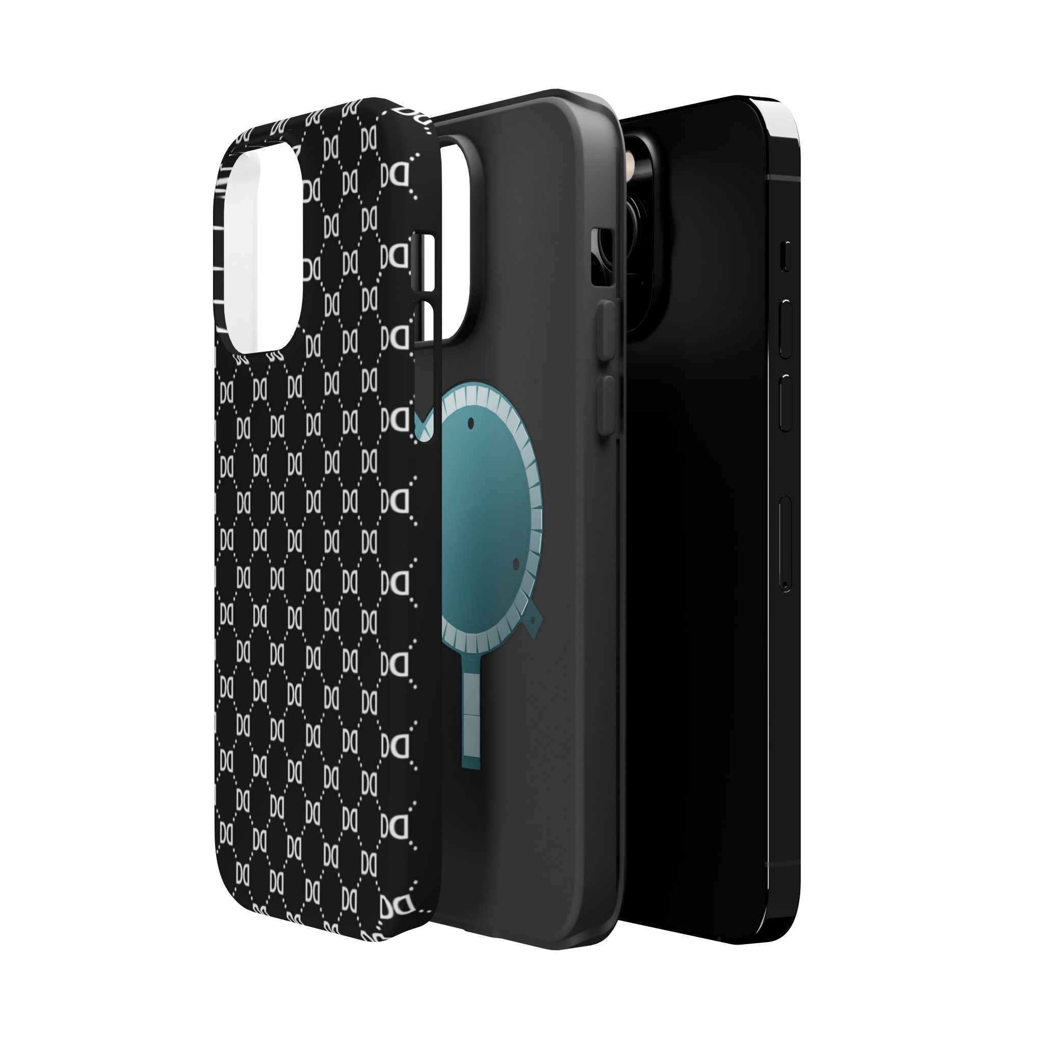 DD Monogram Pattern Magnetic Phone Case