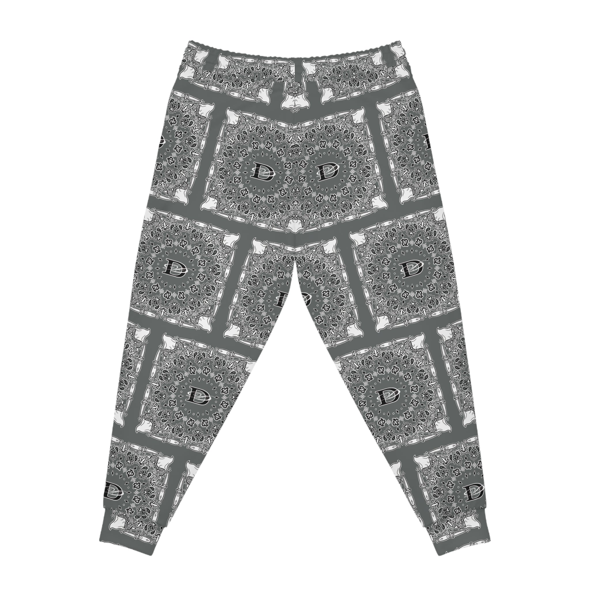 DD Custom Bandana Print Joggers AOP
