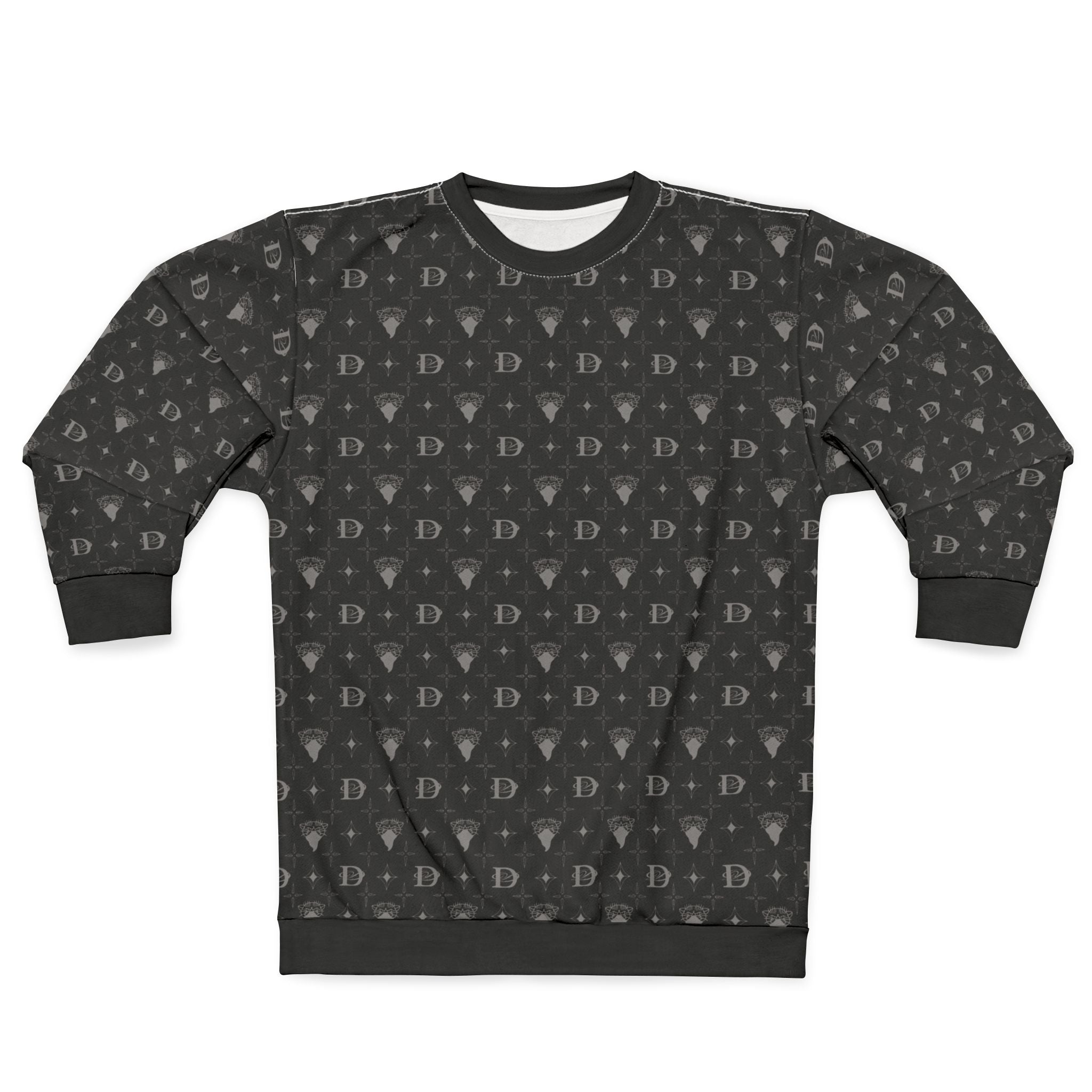 Bandito Panther Custom Monogram Print Unisex Sweatshirt AOP