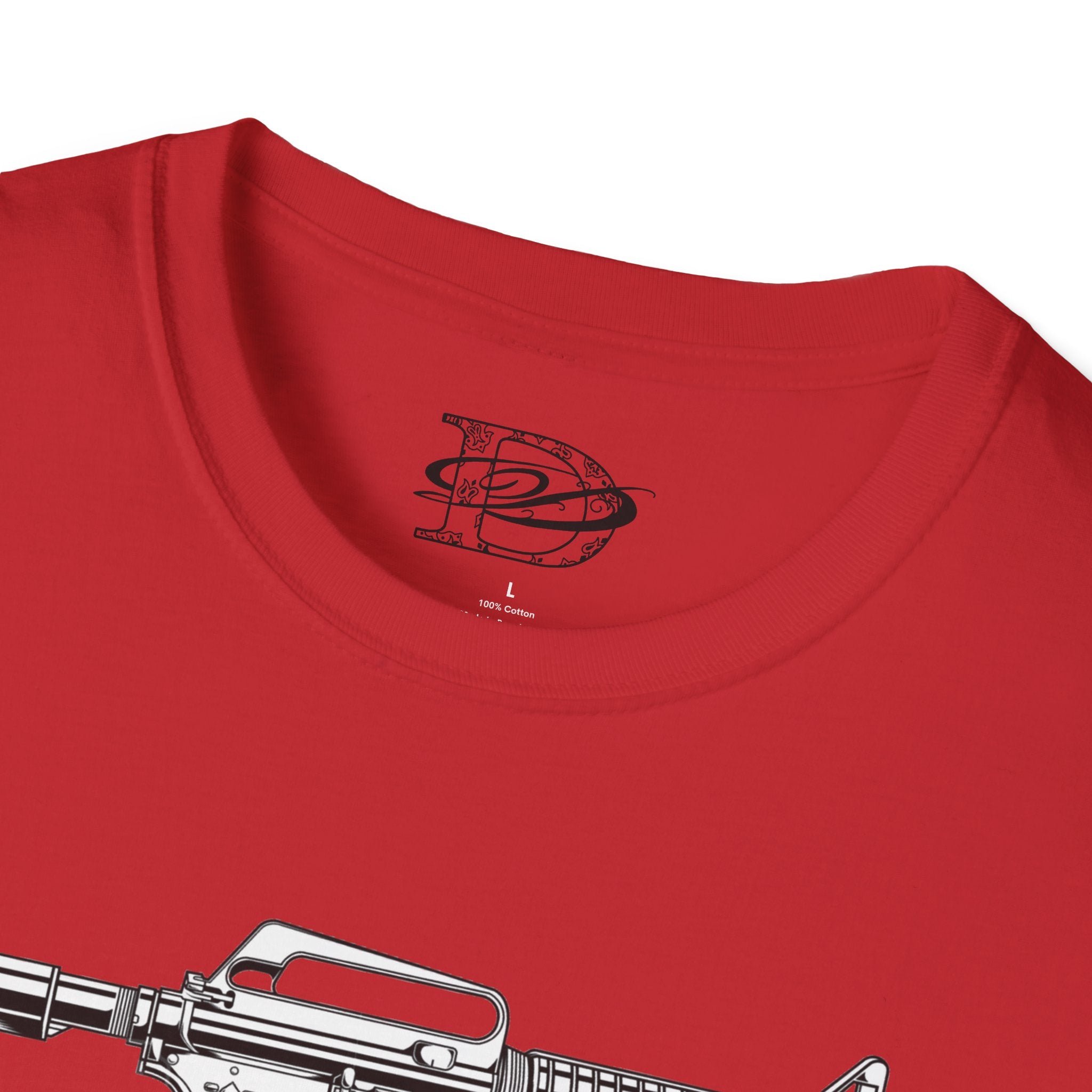 "Safety First" AR-15 Unisex Softstyle T-Shirt