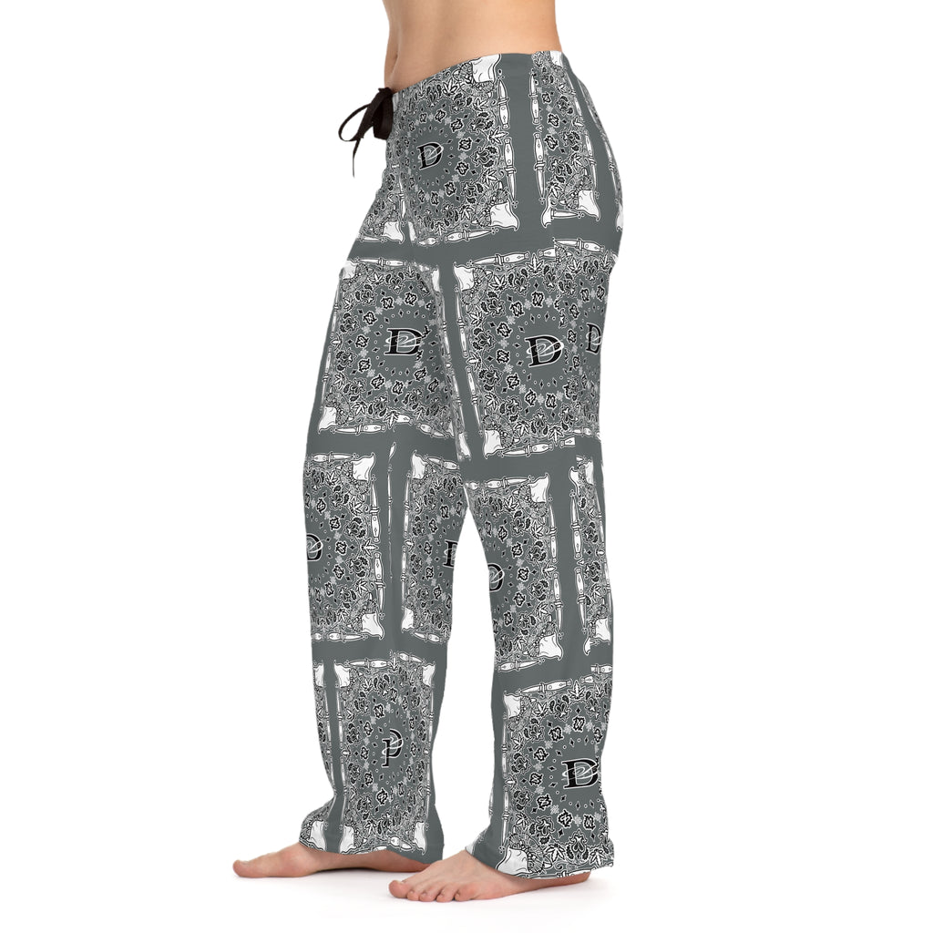 DD Custom Bandana Print Women's Pajama Pants AOP