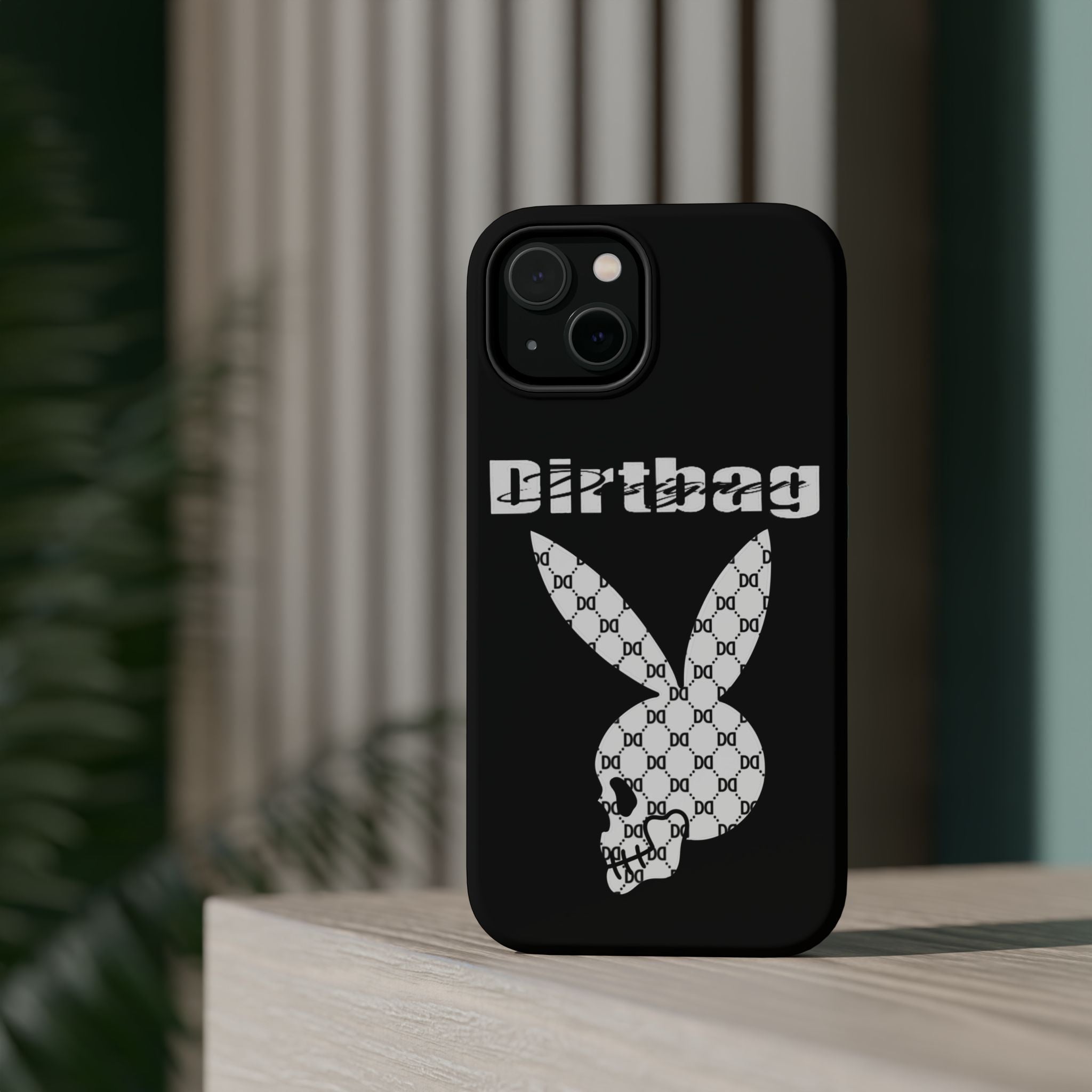 DD Monogram Bunny Skull Magnetic Phone Case
