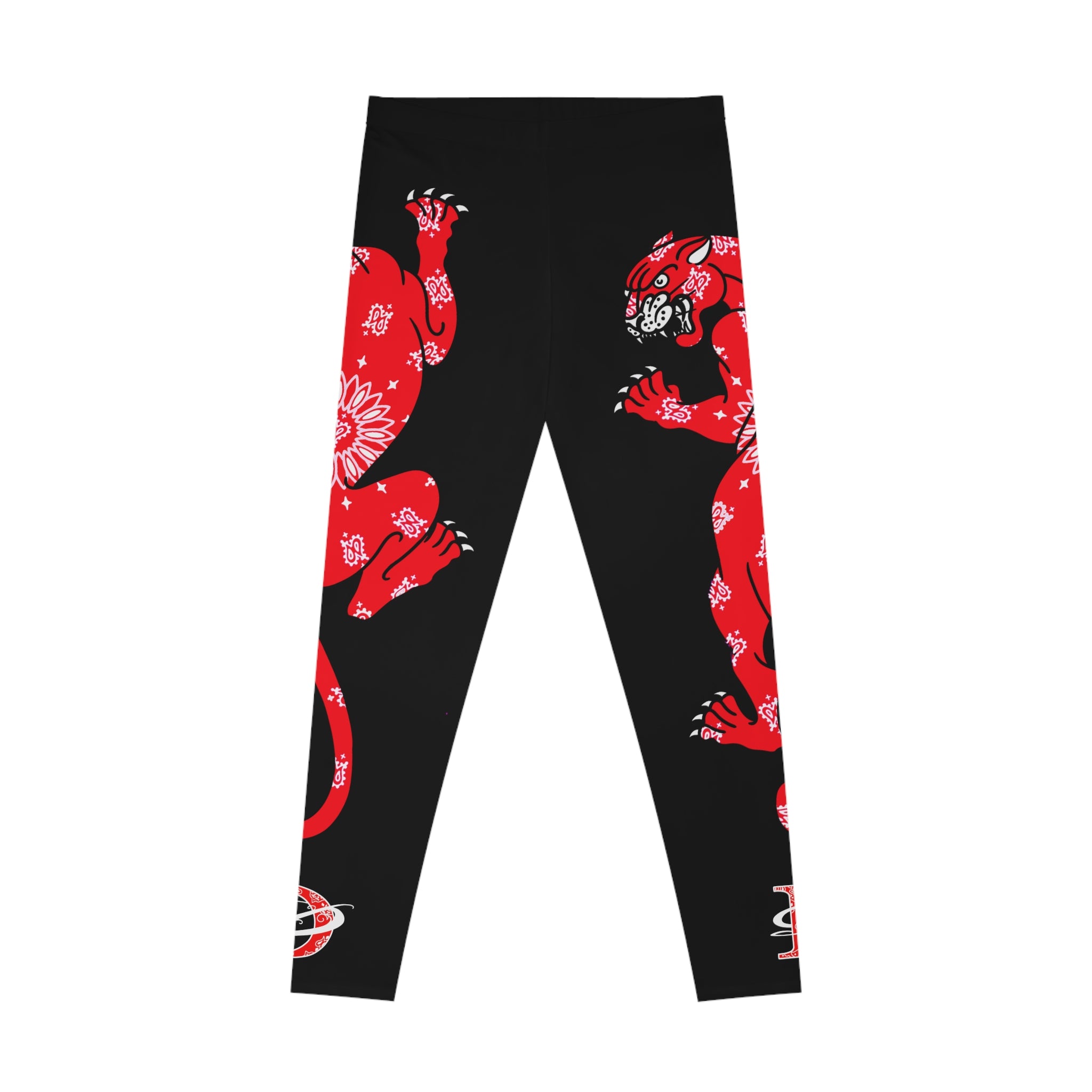Climbing Bandana Panther Leggings AOP