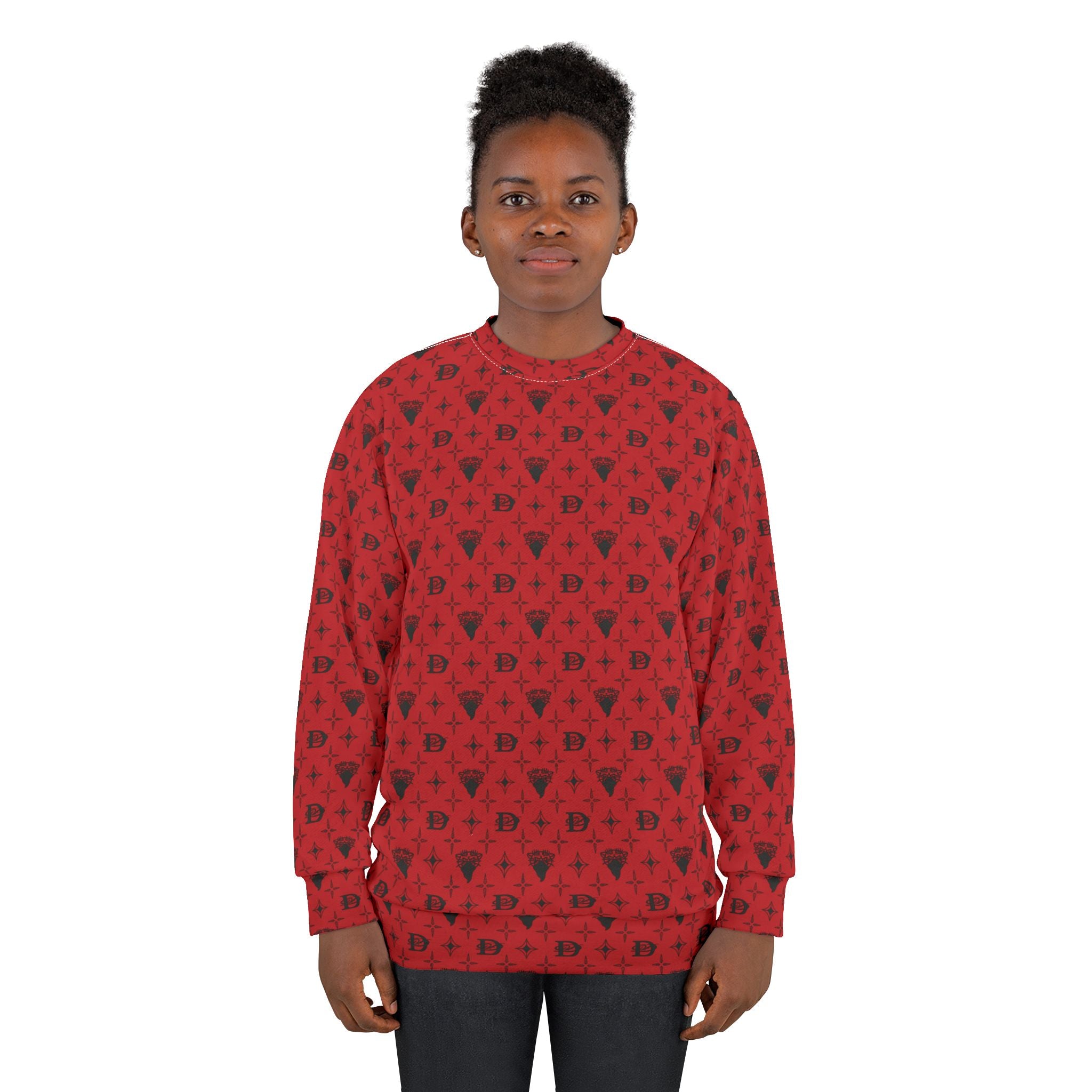 Bandito Panther Custom Monogram Print Unisex Sweatshirt AOP