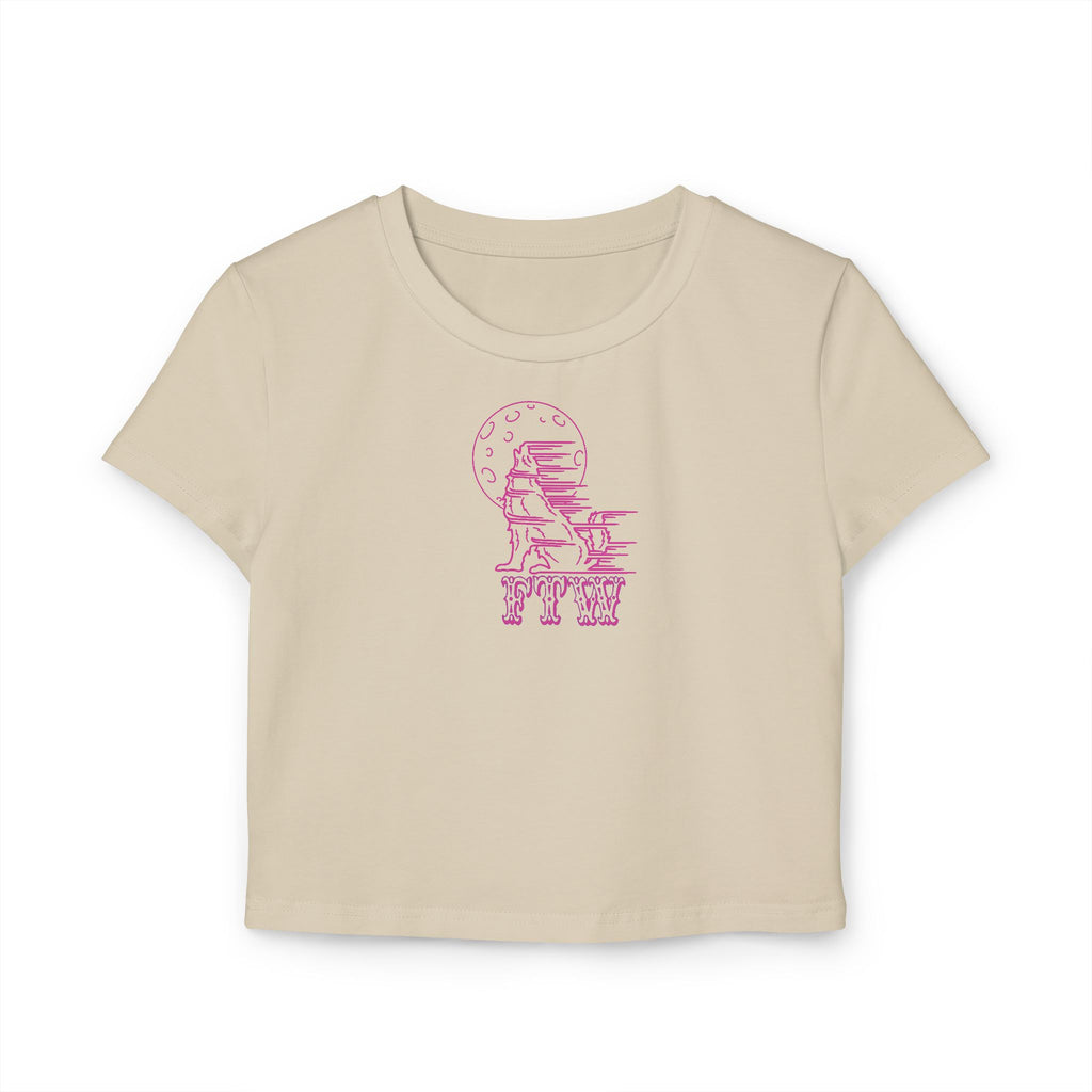 "Stay Hungry" Wolf Women's Baby Tee