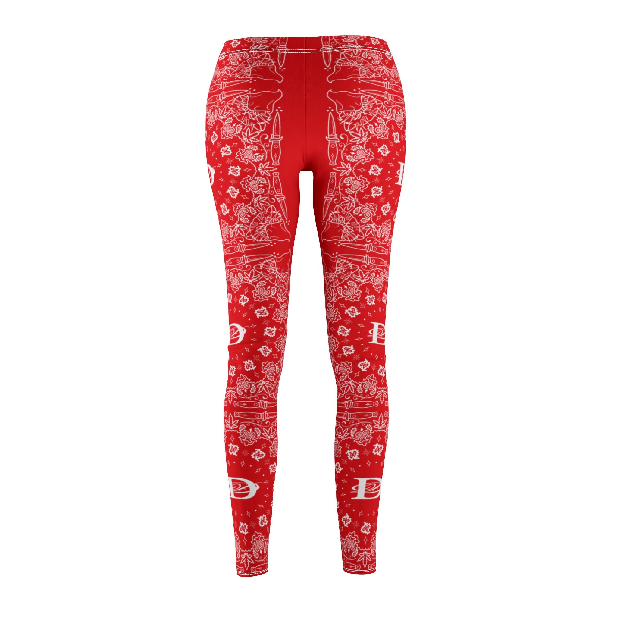 DD Custom Bandana Print Women's Leggings AOP
