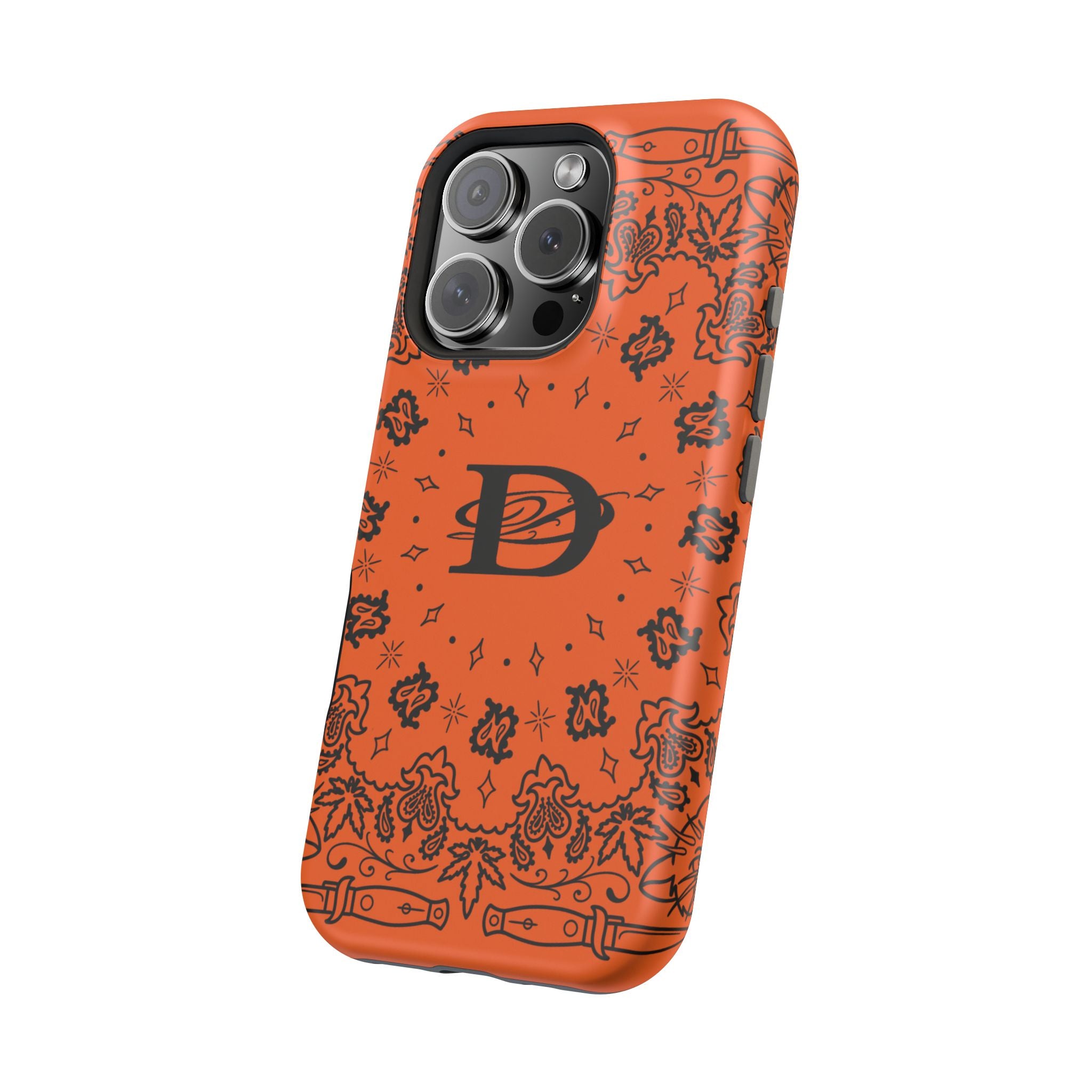 DD Custom Bandana Print Stylish Magnetic Phone Cases for Trendy Protection, Customize Your Style, Personalized Gift, Unique Design