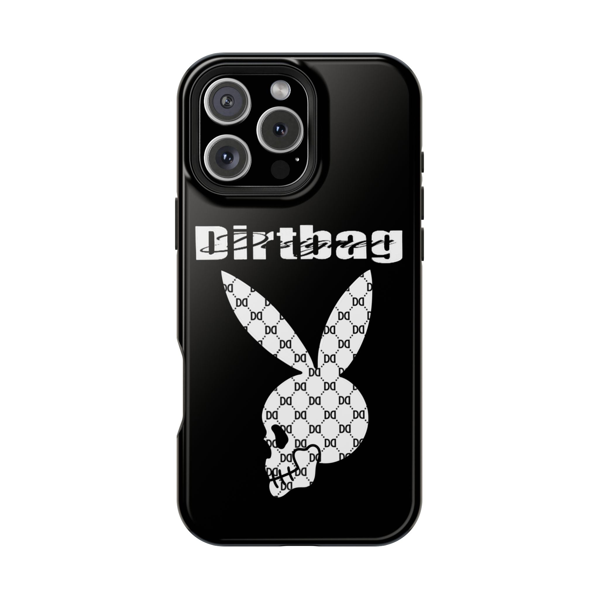 DD Monogram Bunny Skull Magnetic Phone Case