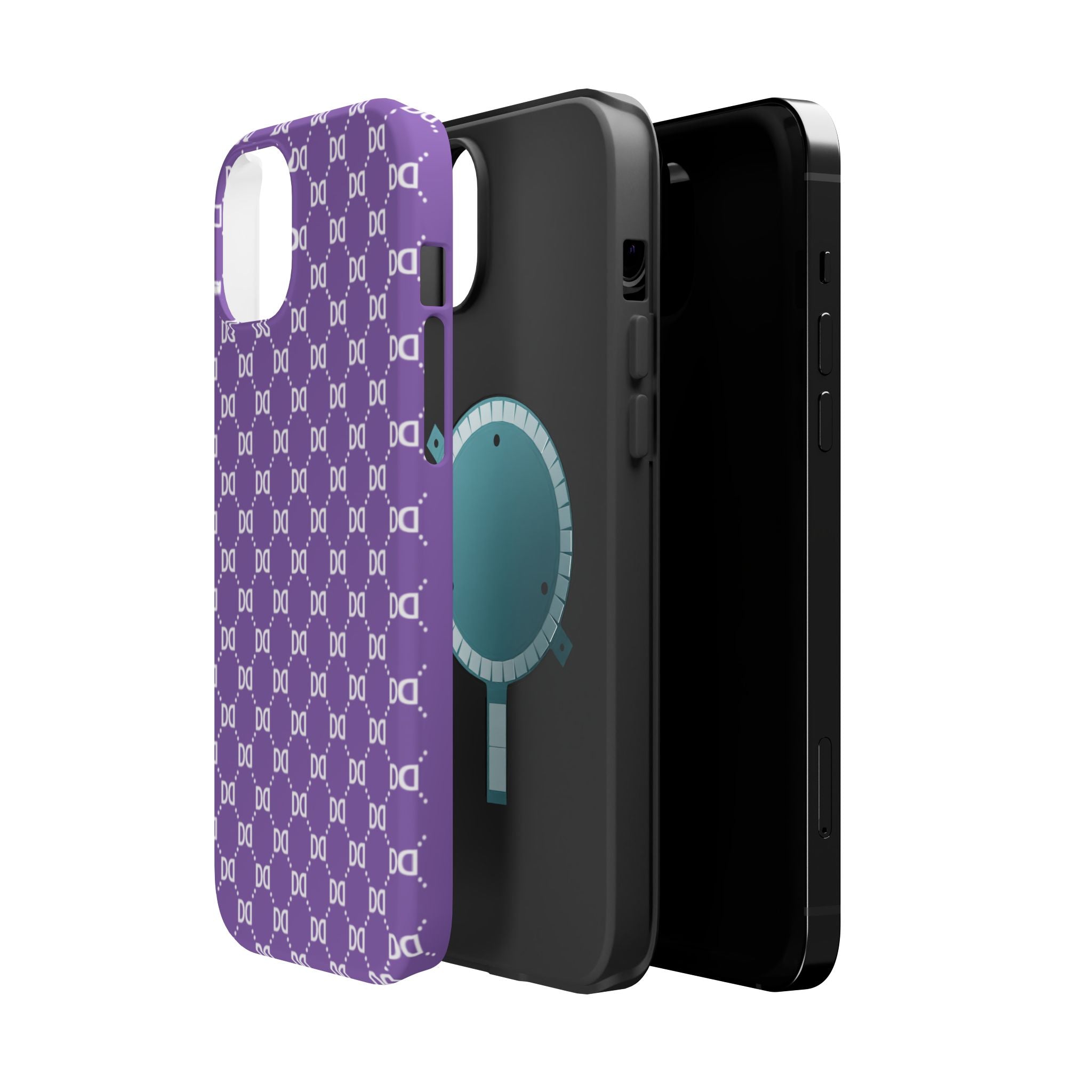 DD Monogram Pattern Magnetic Phone Case