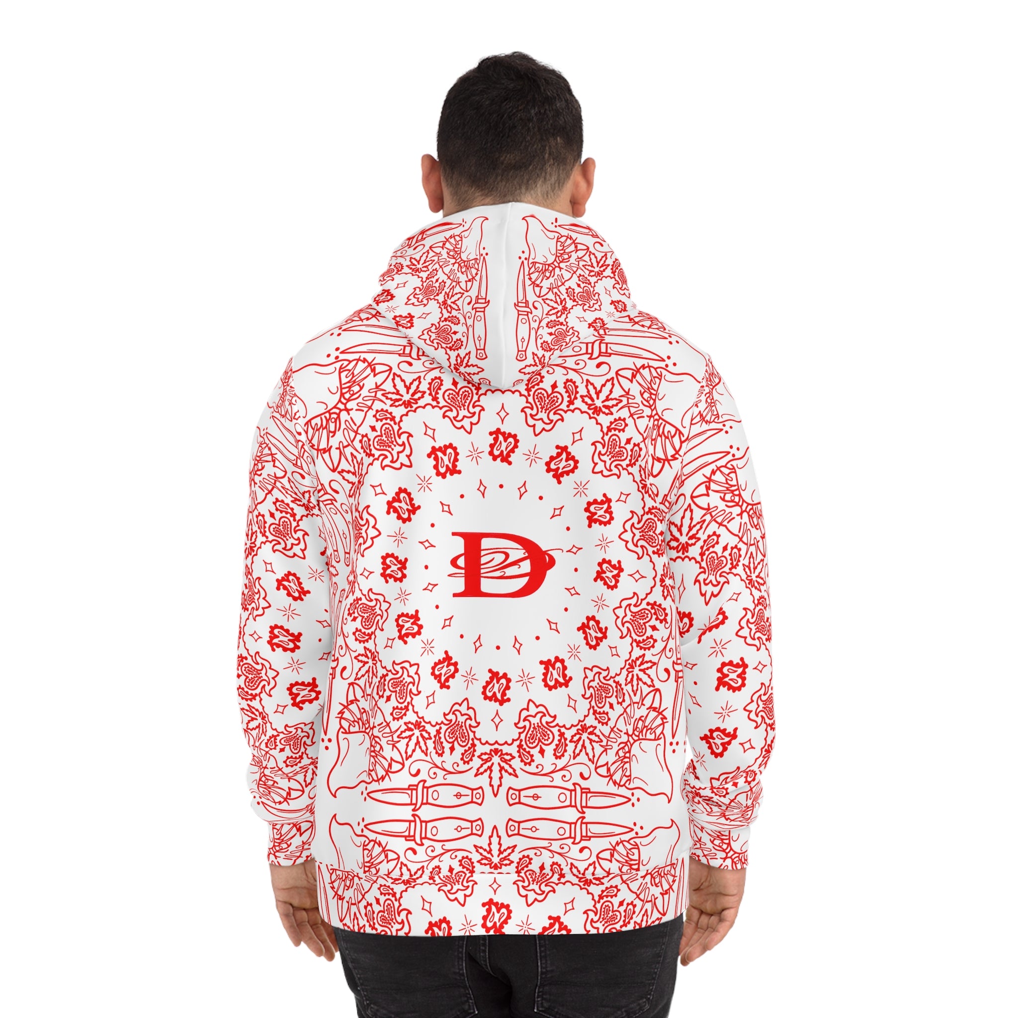 DD Custom Bandana Print Unisex Hoodie AOP