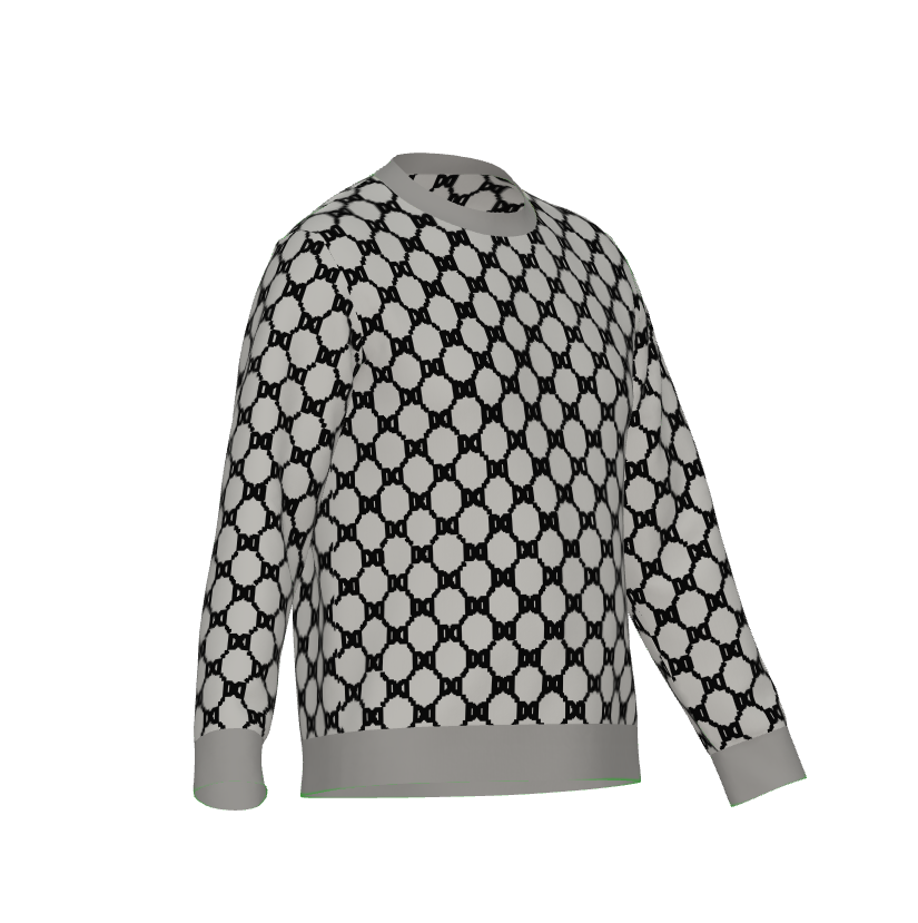 DD Custom Monogram Knitted Unisex Sweater