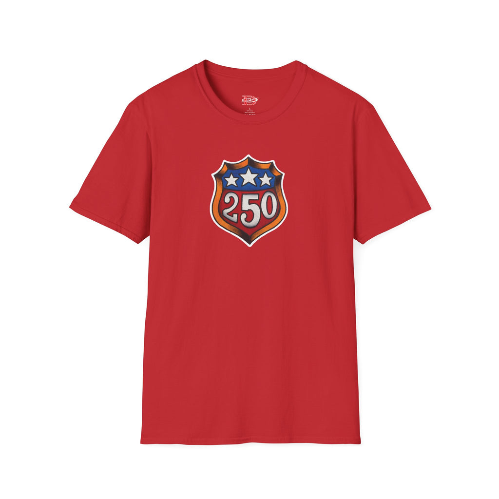 250th Anniversery Shield Tattoo Unisex Softstyle T-Shirt