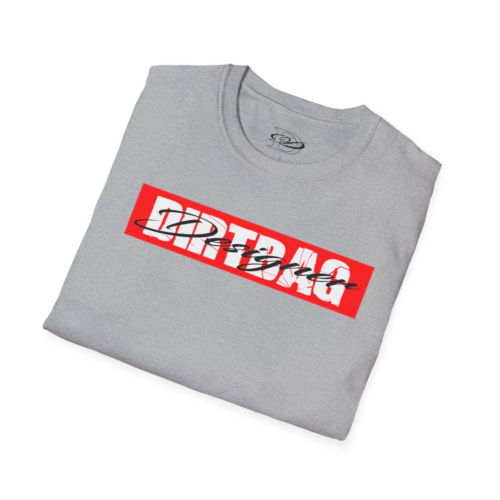 Broken Dirtbag Logo Graphic Unisex Softstyle T-Shirt, Casual Wear, Streetwear, Urban Fashion, Tattoo