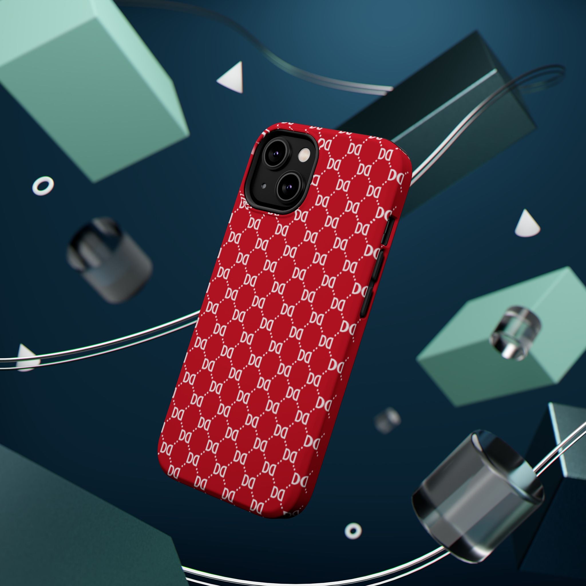 DD Monogram Pattern Magnetic Phone Case