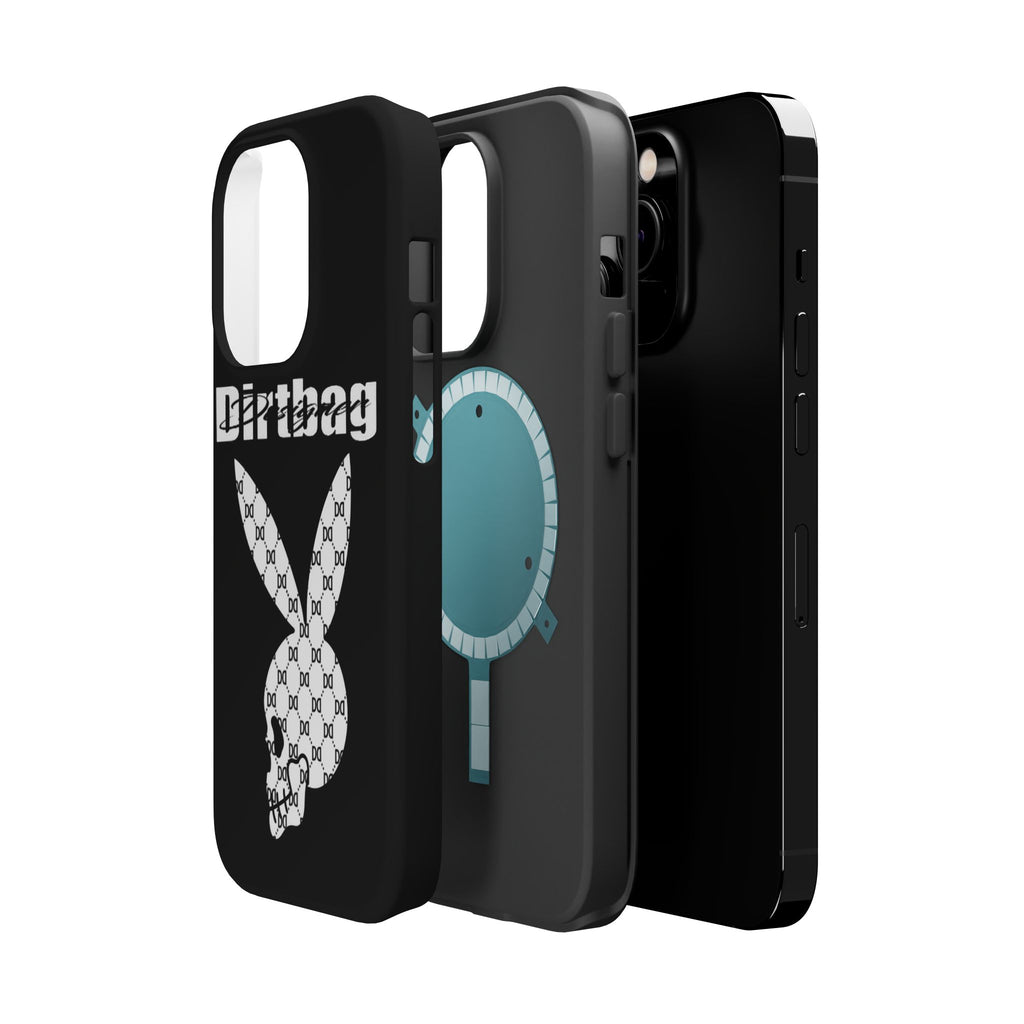 DD Monogram Bunny Skull Magnetic Phone Case