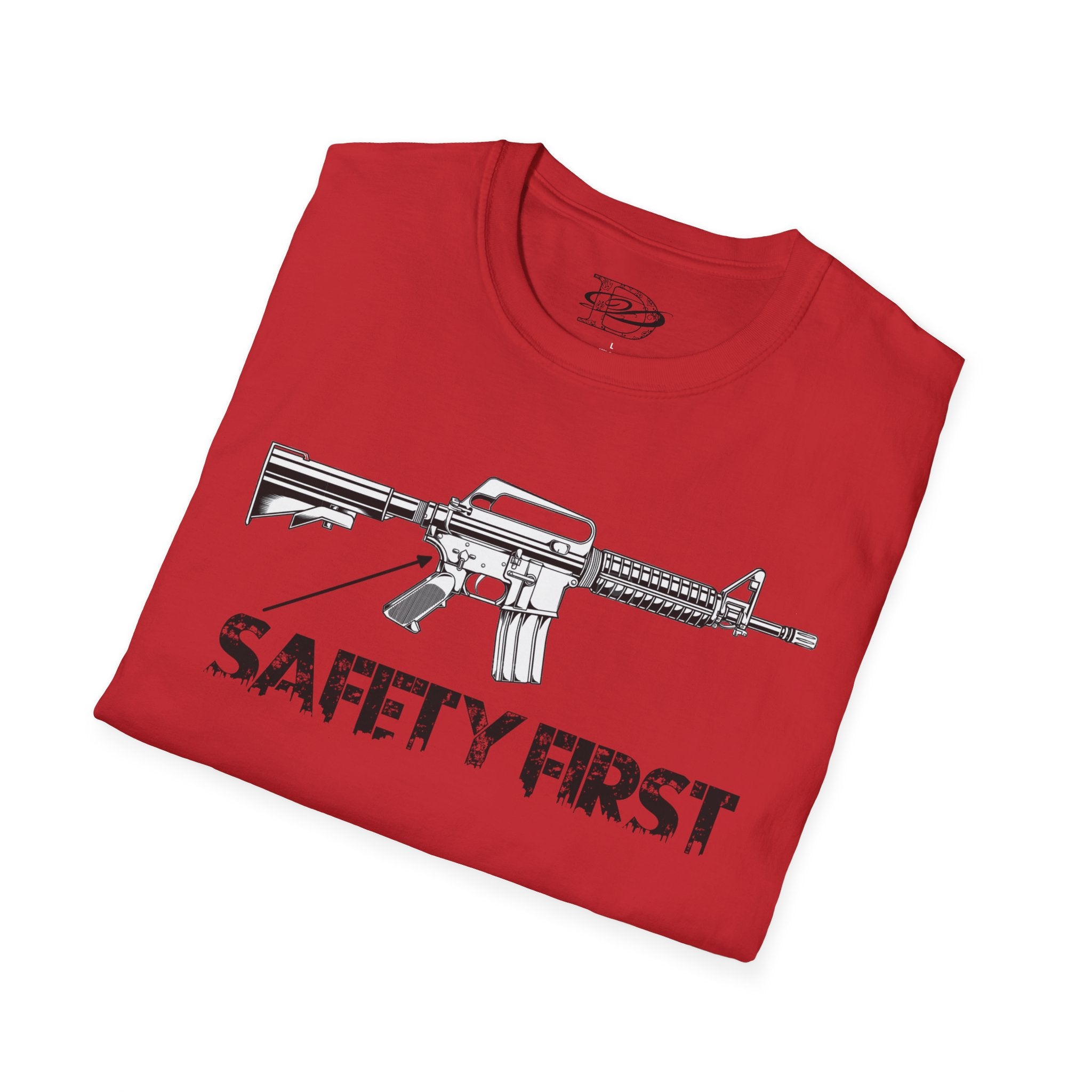 "Safety First" AR-15 Unisex Softstyle T-Shirt