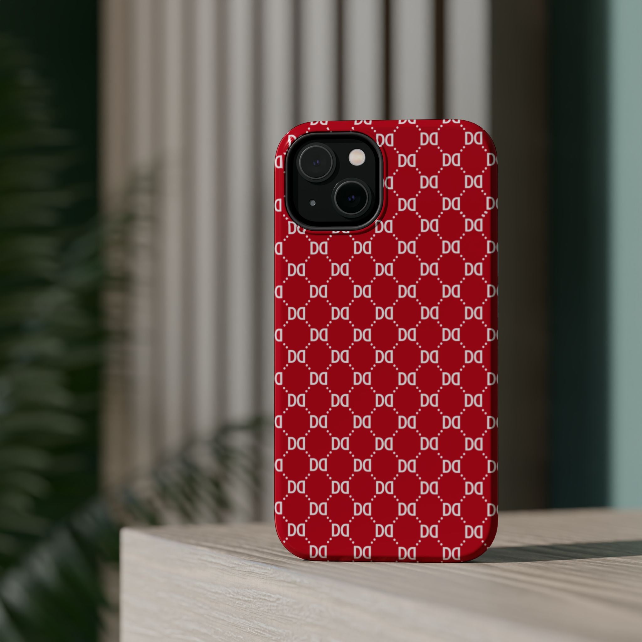 DD Monogram Pattern Magnetic Phone Case