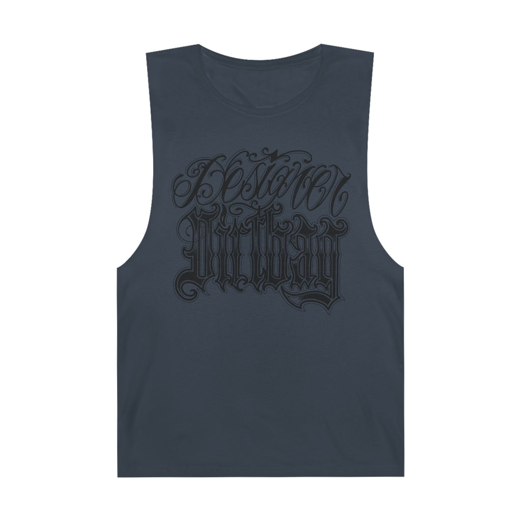 DD Custom Script Lettering w/Gothic Old English Unisex High Quality Barnard Tank